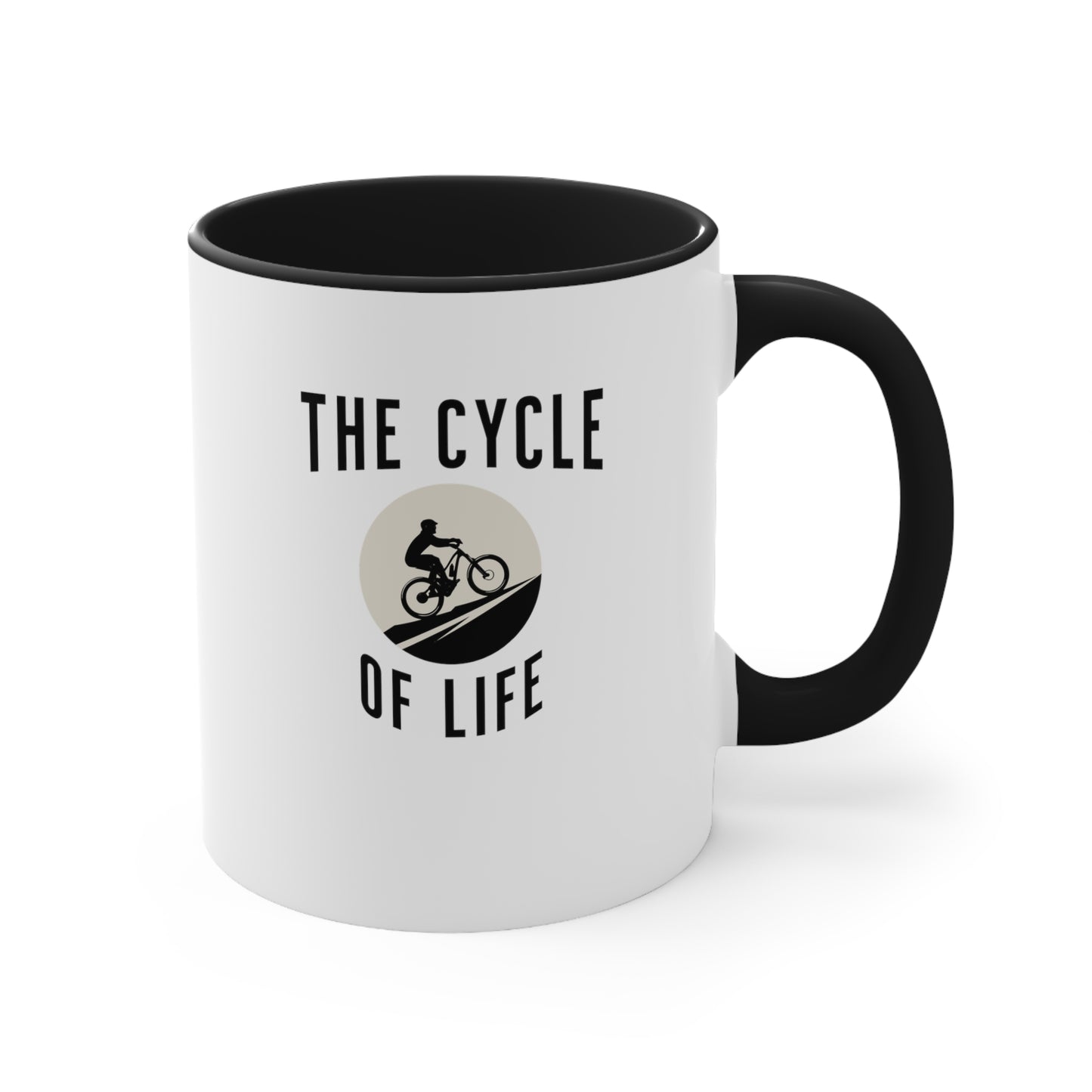 Taza El Ciclo de Vive Bicicleta