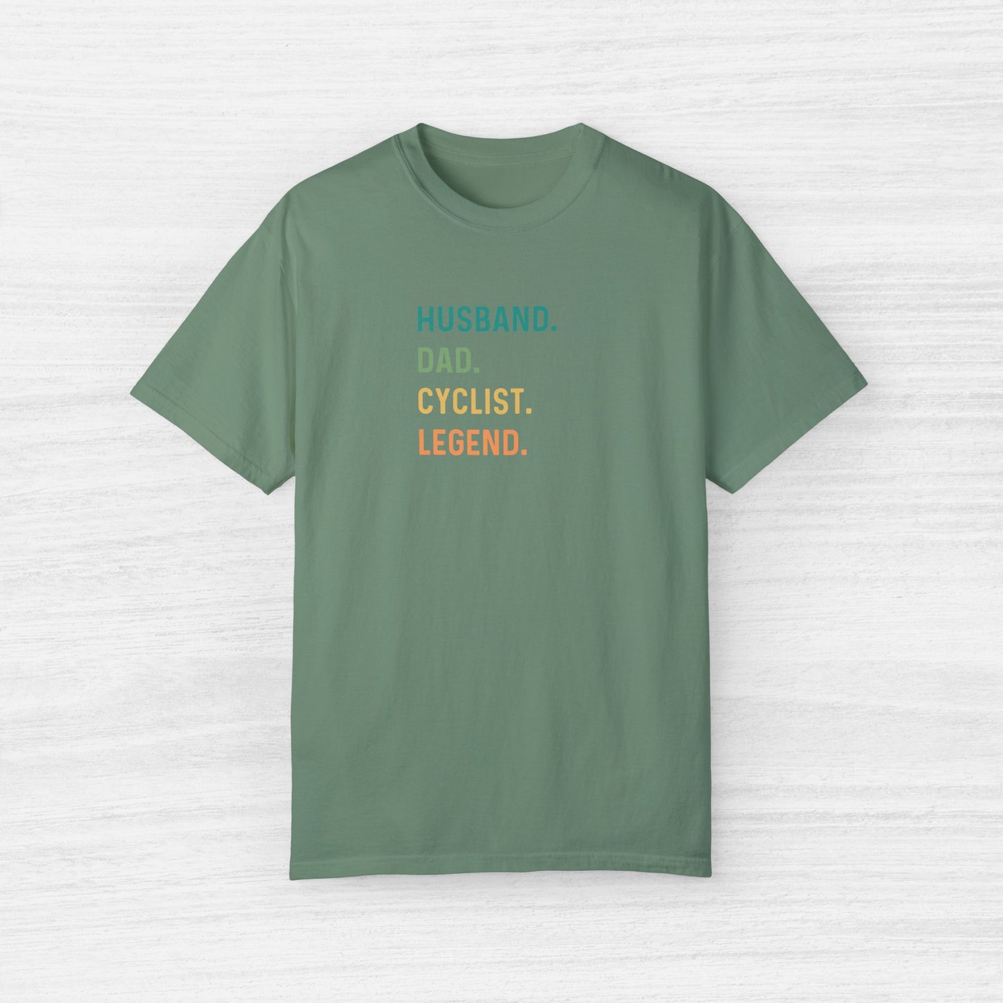 Husband Dad Cyclist Legend Bike T-Shirt for Men