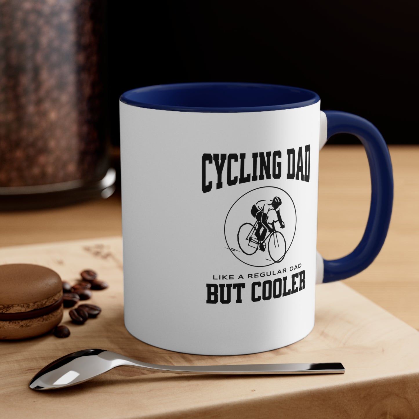 Taza papá ciclista