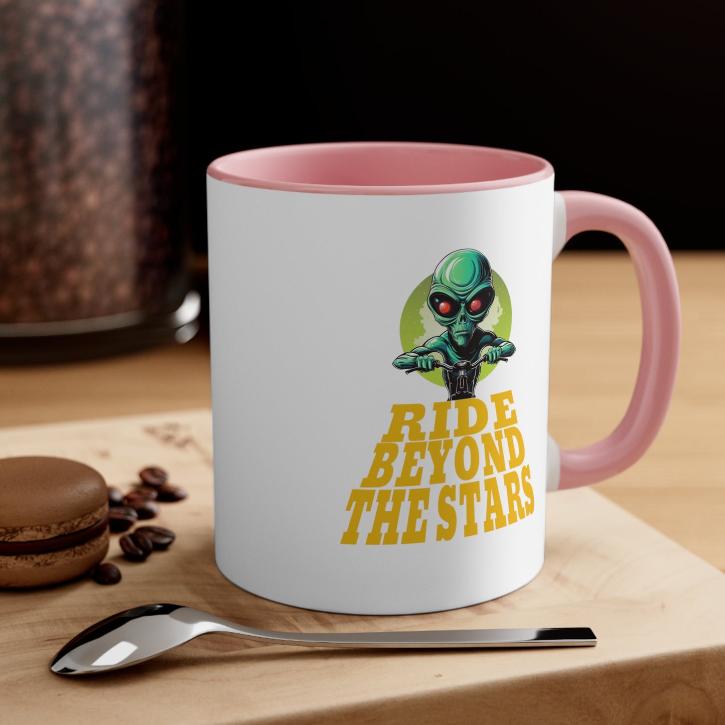 Alien Ride Beyond the Stars - Bicycle mug