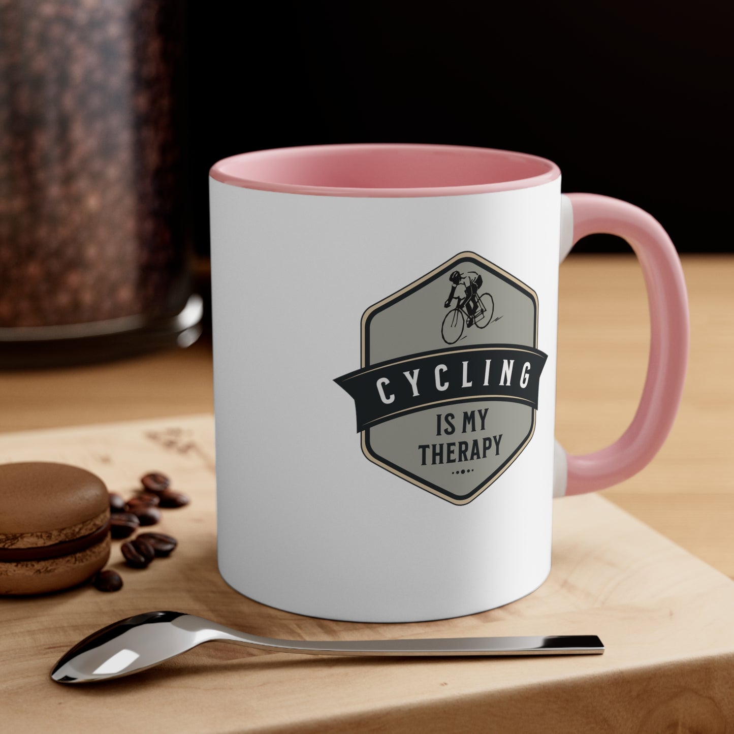 El ciclismo es mi taza de bicicleta de terapia