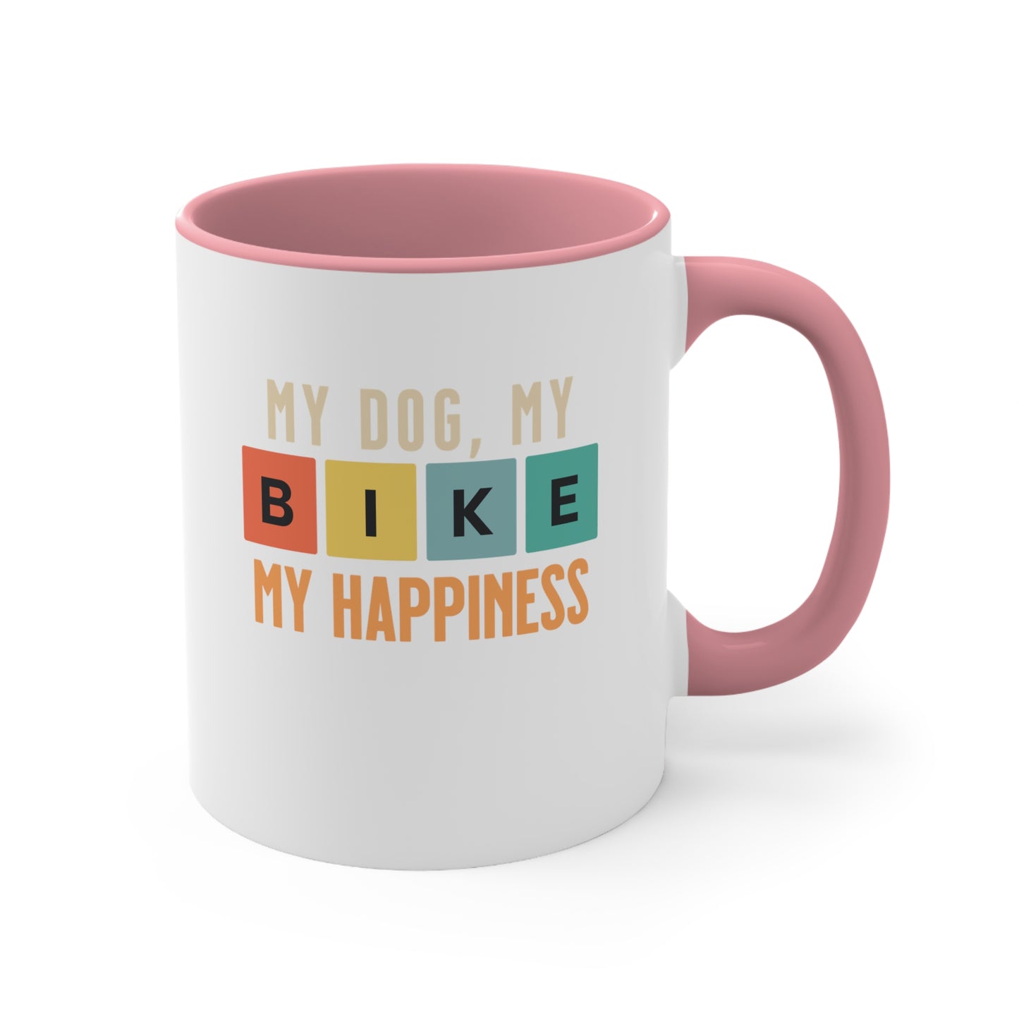 Mi Perro, Mi Bicicleta, Mi Felicidad - Taza Bicicleta