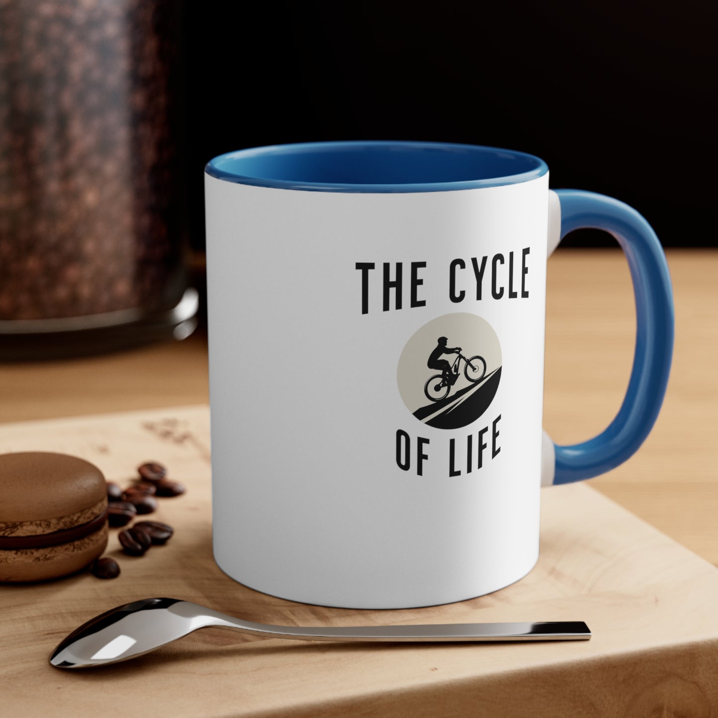 Taza El Ciclo de Vive Bicicleta