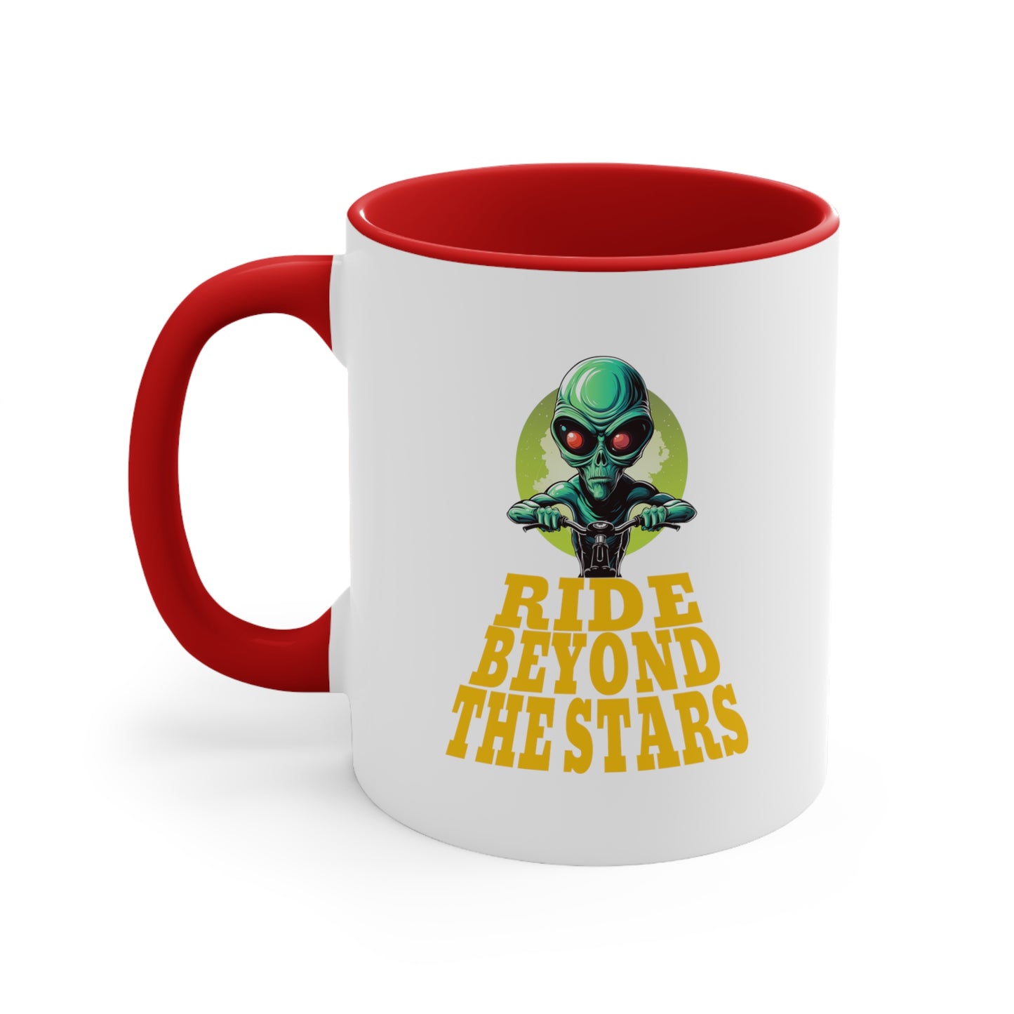 Alien Ride Beyond the Stars - Bicycle mug