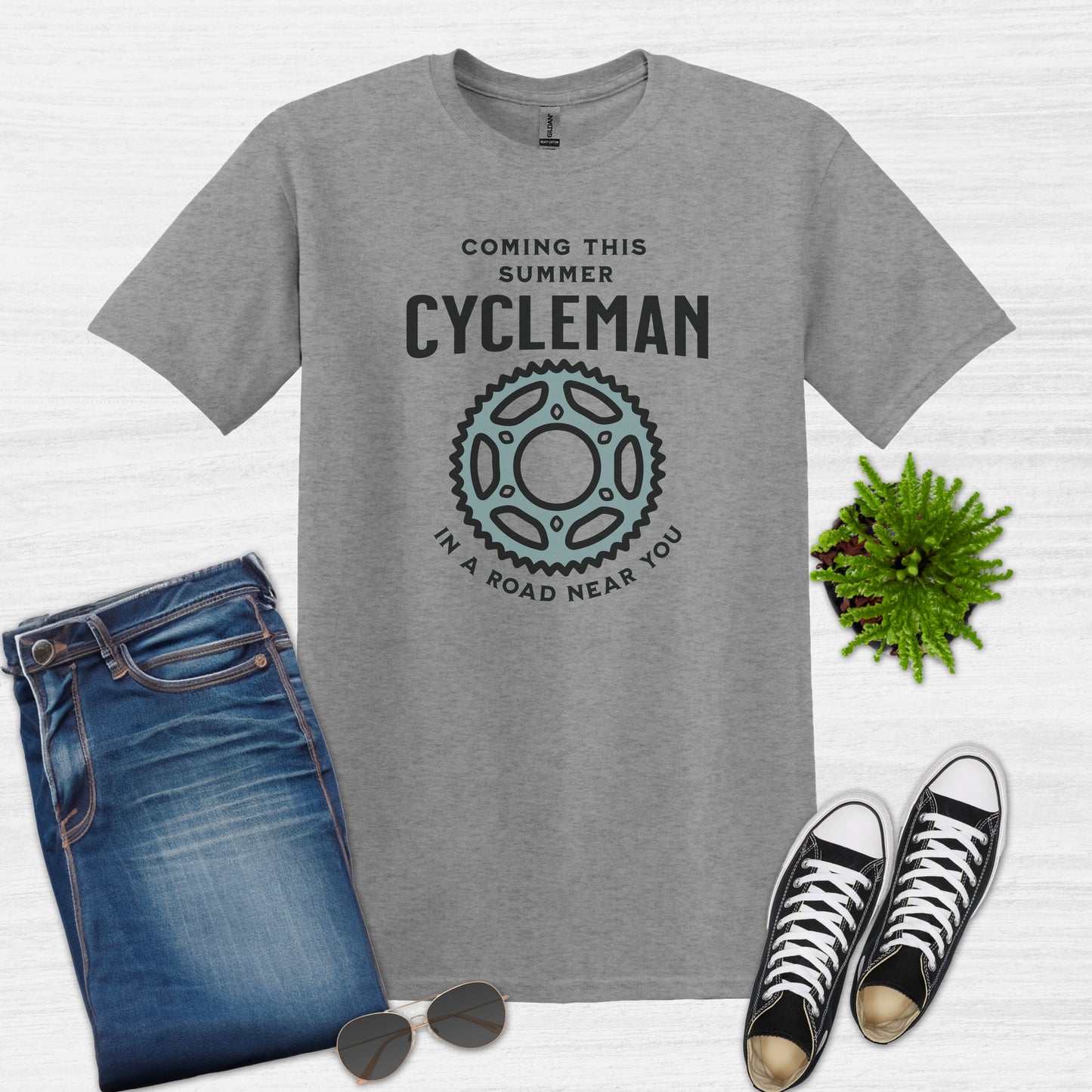 Cycleman coming this summer Bicycles T-Shirt