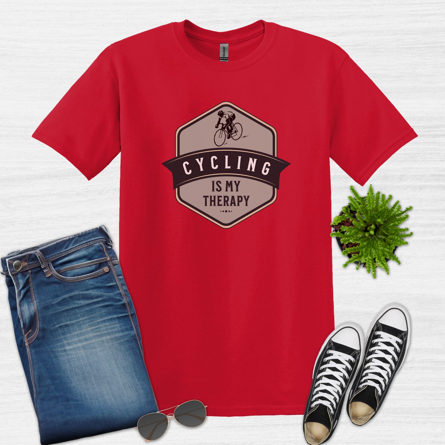 Cycling is my Therapy T-Shirt