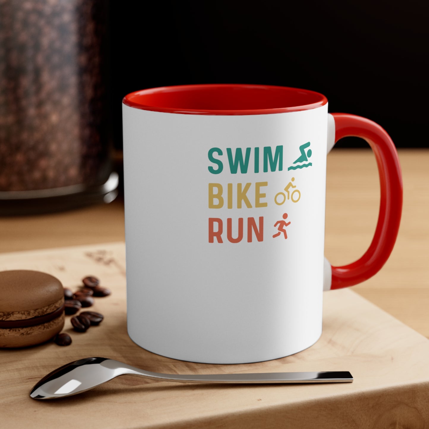 Taza Swim Bike Run Triatlón