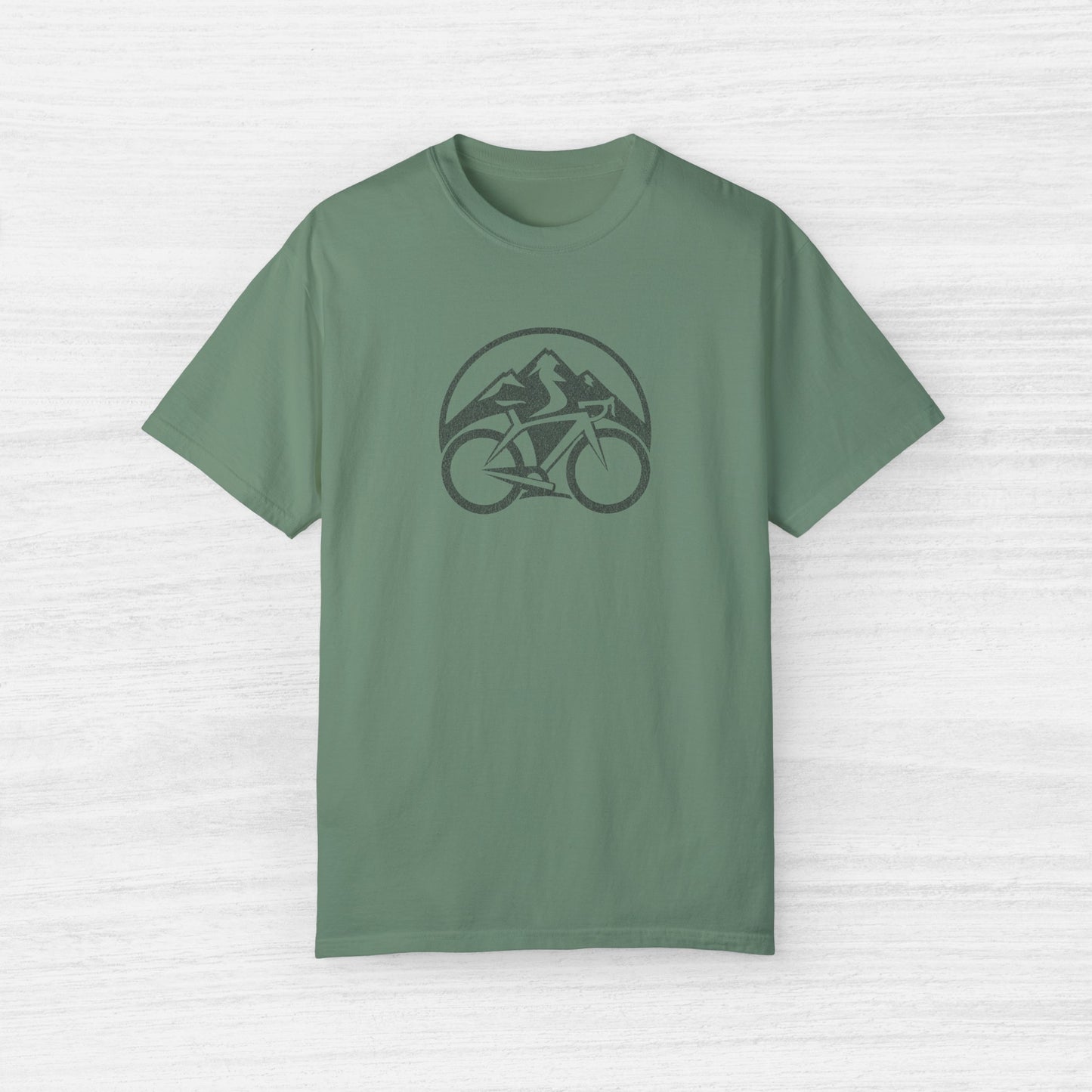 Mountain Biking Grunge Design MTB T-Shirt for Men