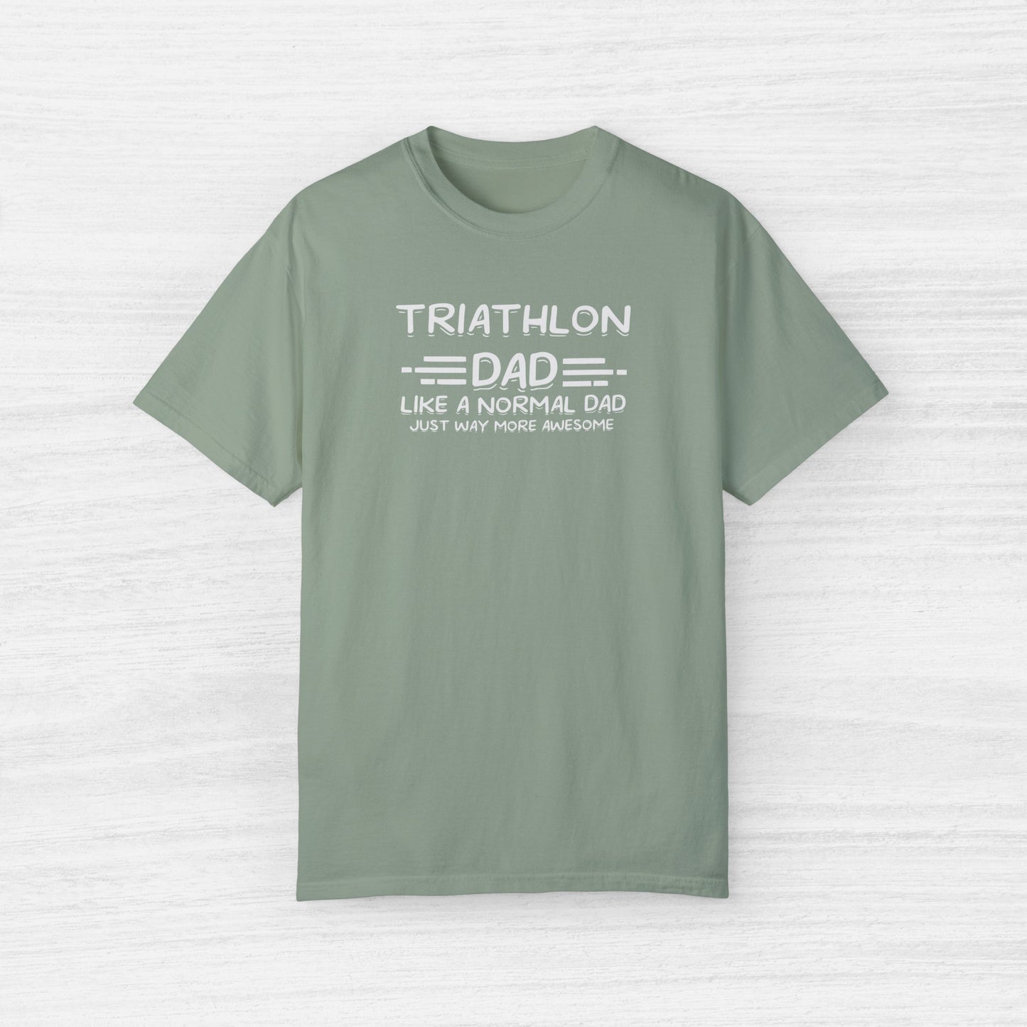 Triathlon Dad Like a Regular Dad just way more Awesome T-Shirt for Men