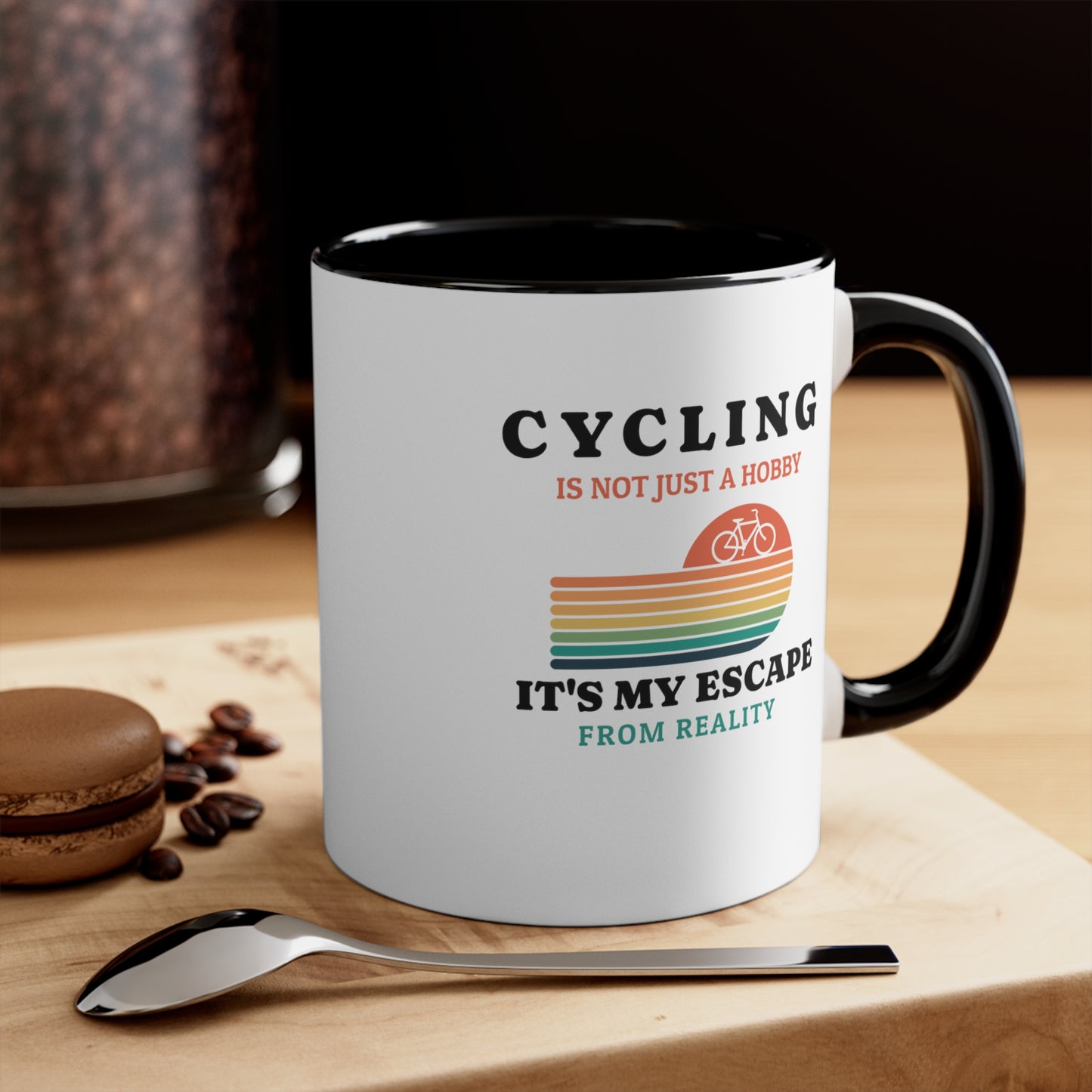 El ciclismo no es solo un hobby, es mi escape de la realidad Taza