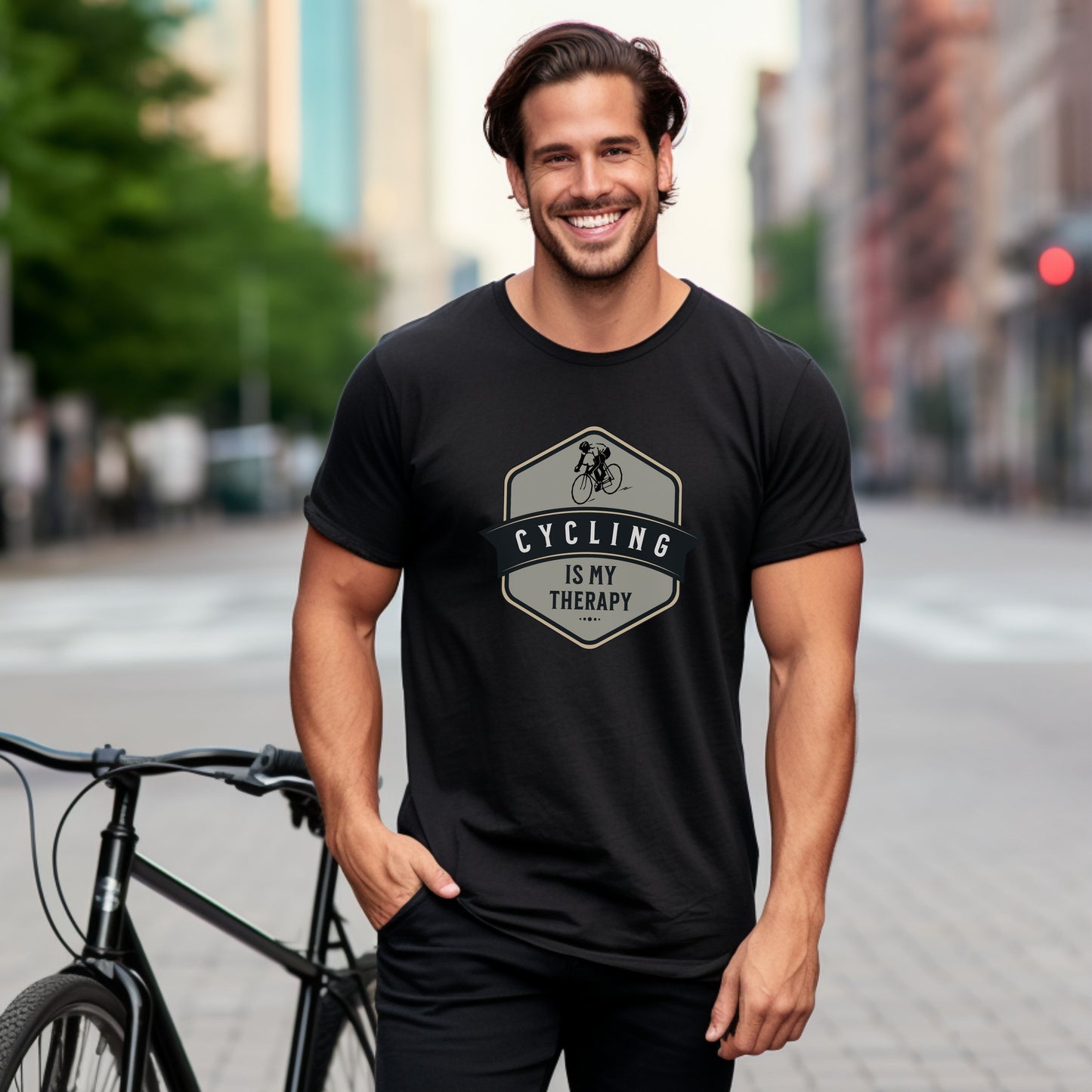 Cycling is my Therapy T-Shirt
