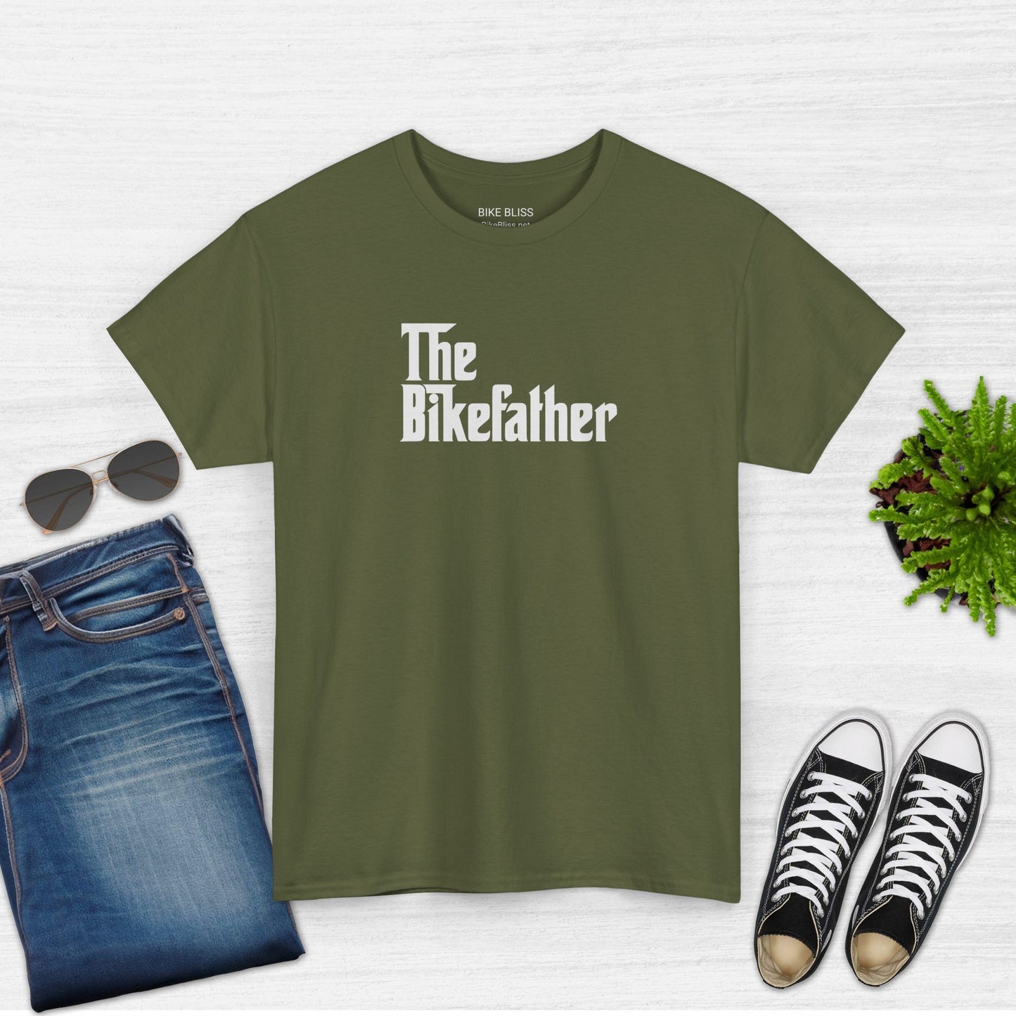 The Bikefather funny Bike T-Shirt for Men