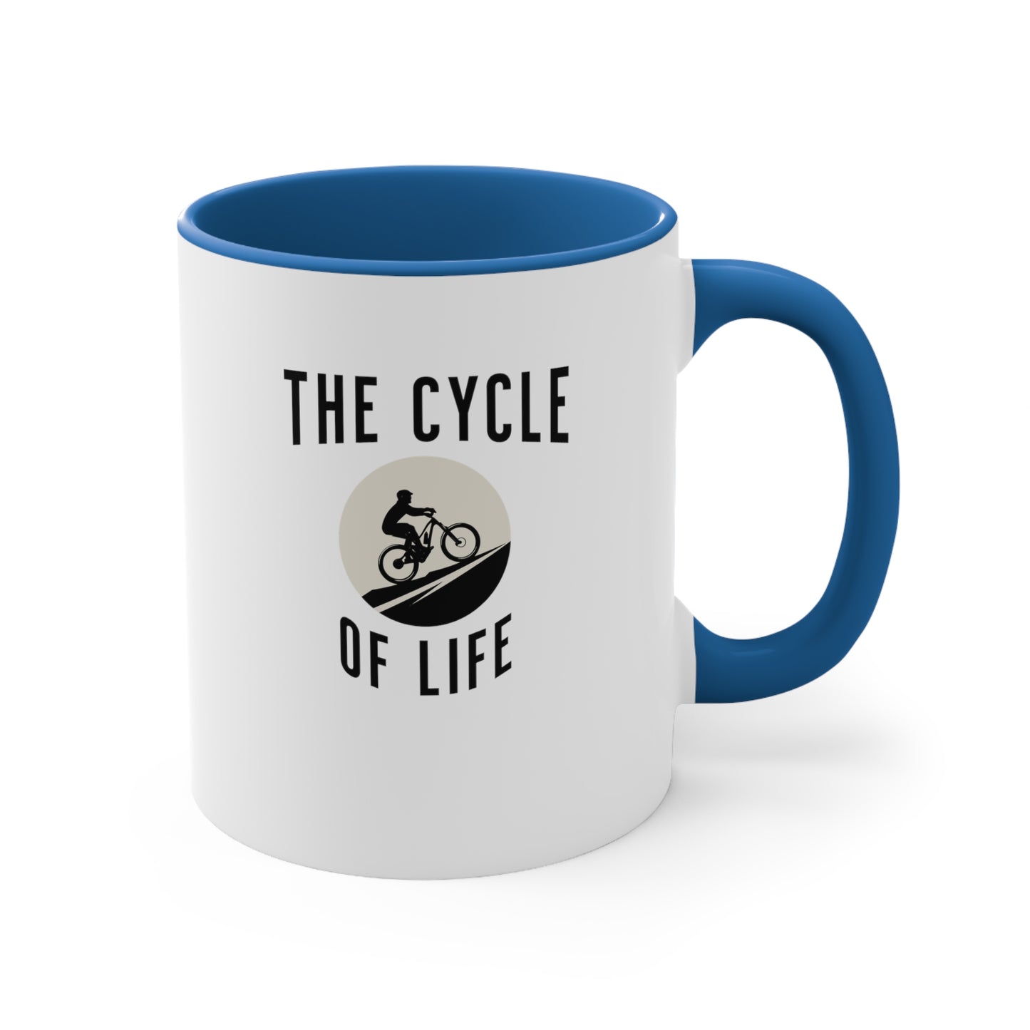 Taza El Ciclo de Vive Bicicleta