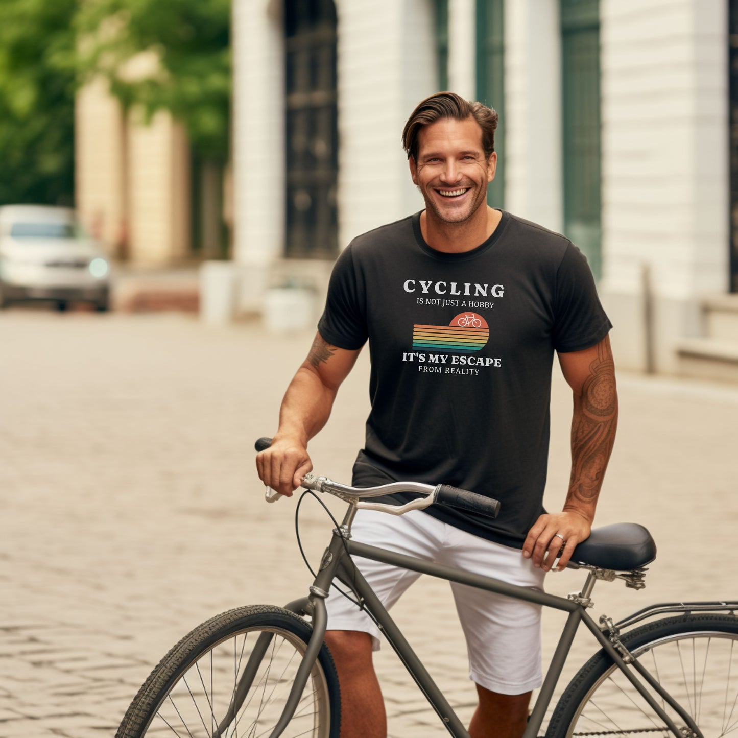 El ciclismo no es sólo un hobby, es mi camiseta de escape