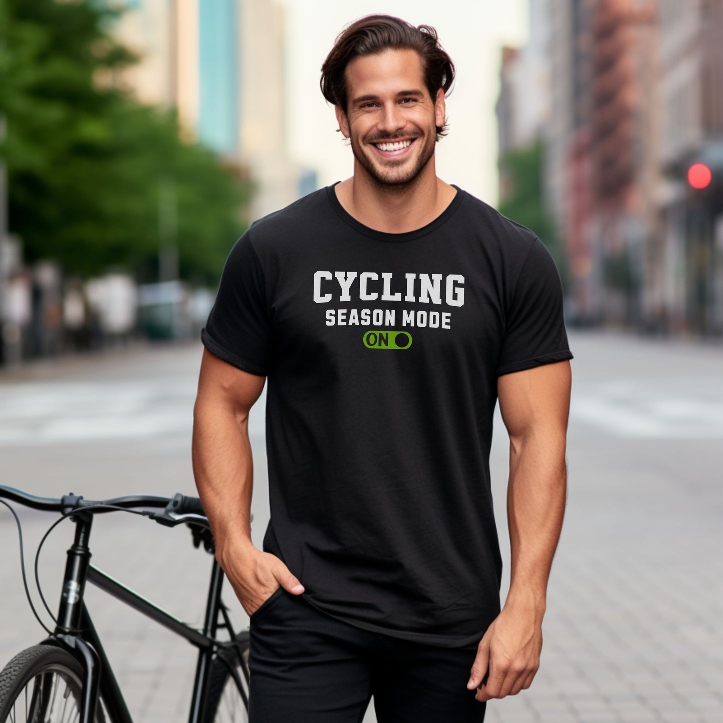 Cycling Season Mode ON T-Shirt