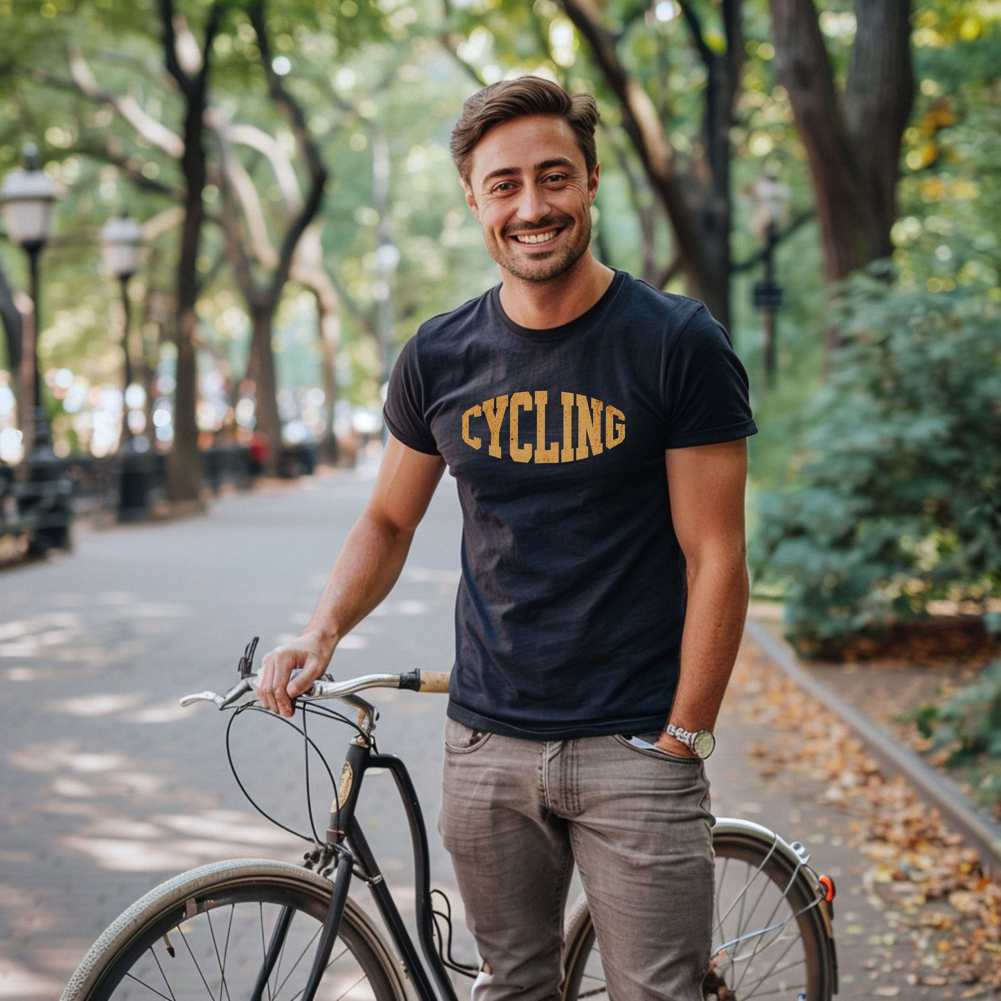 Vintage Cycling Enthusiast T-Shirt