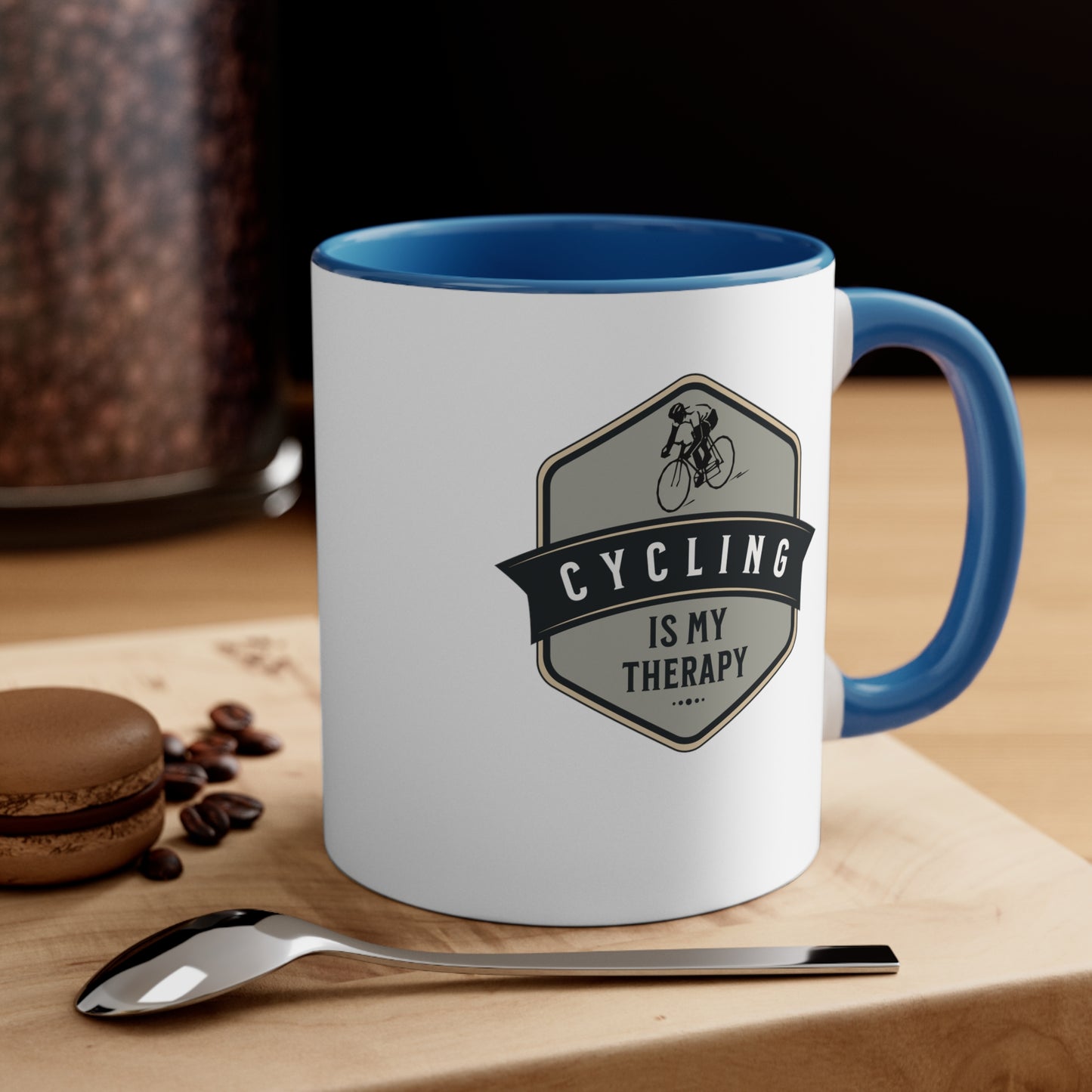 El ciclismo es mi taza de bicicleta de terapia