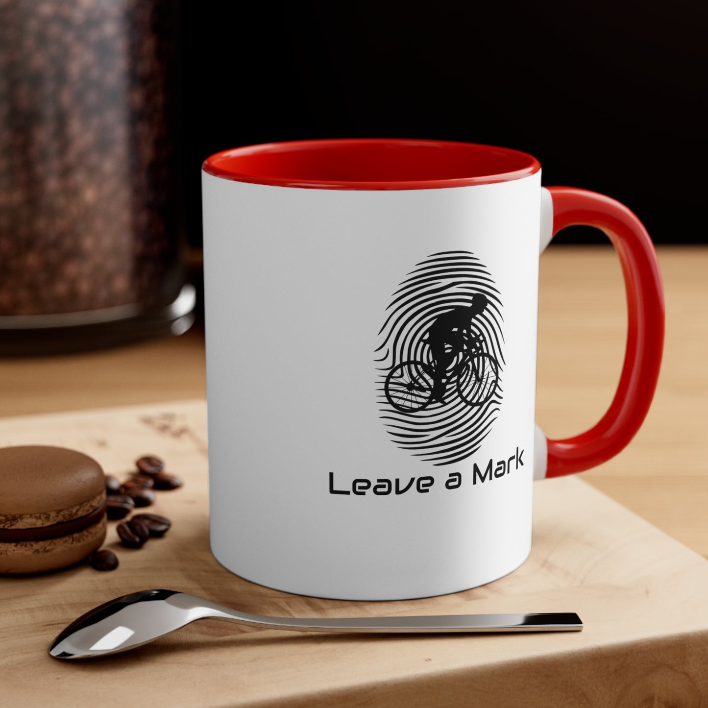 Deja una taza de bicicleta Mark