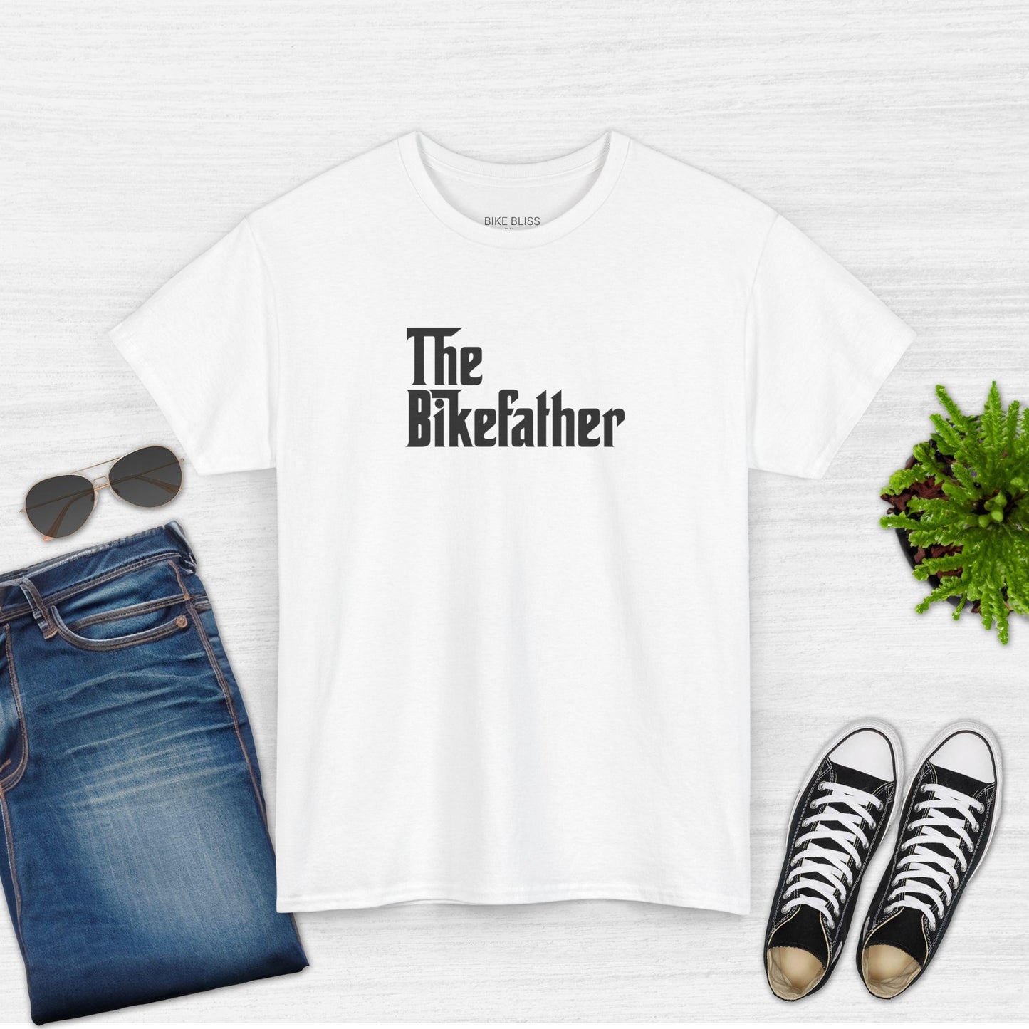 The Bikefather funny Bike T-Shirt for Men