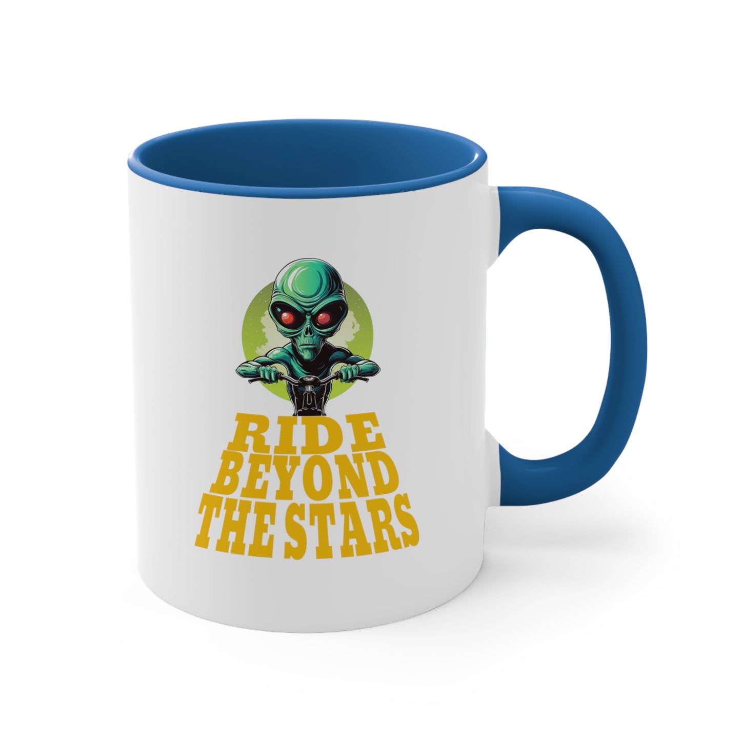 Alien Ride Beyond the Stars - Bicycle mug