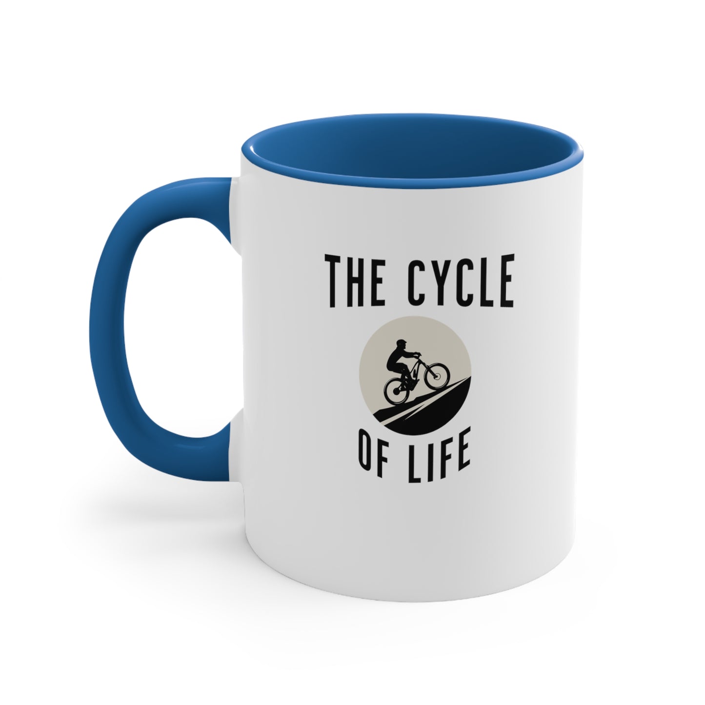 Taza El Ciclo de Vive Bicicleta
