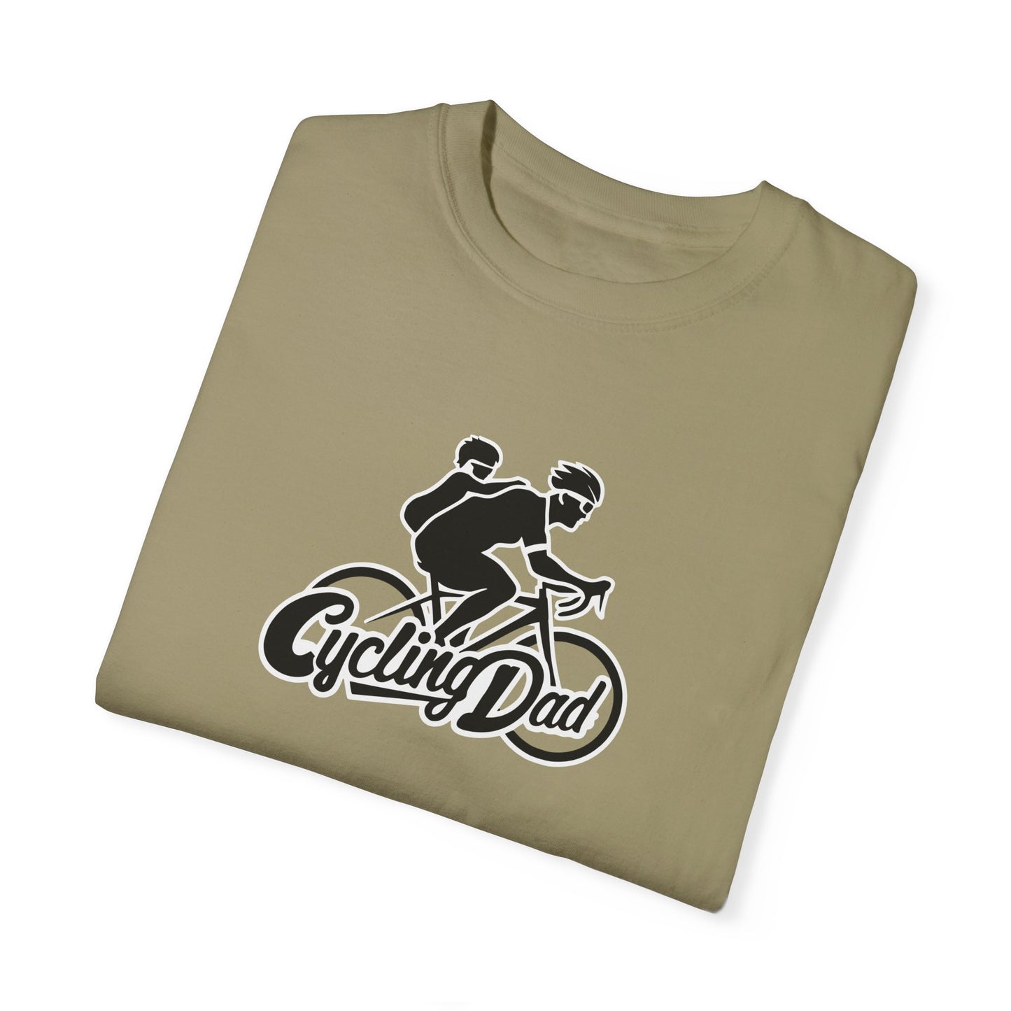Cycling Dad and Baby T-Shirt for Men