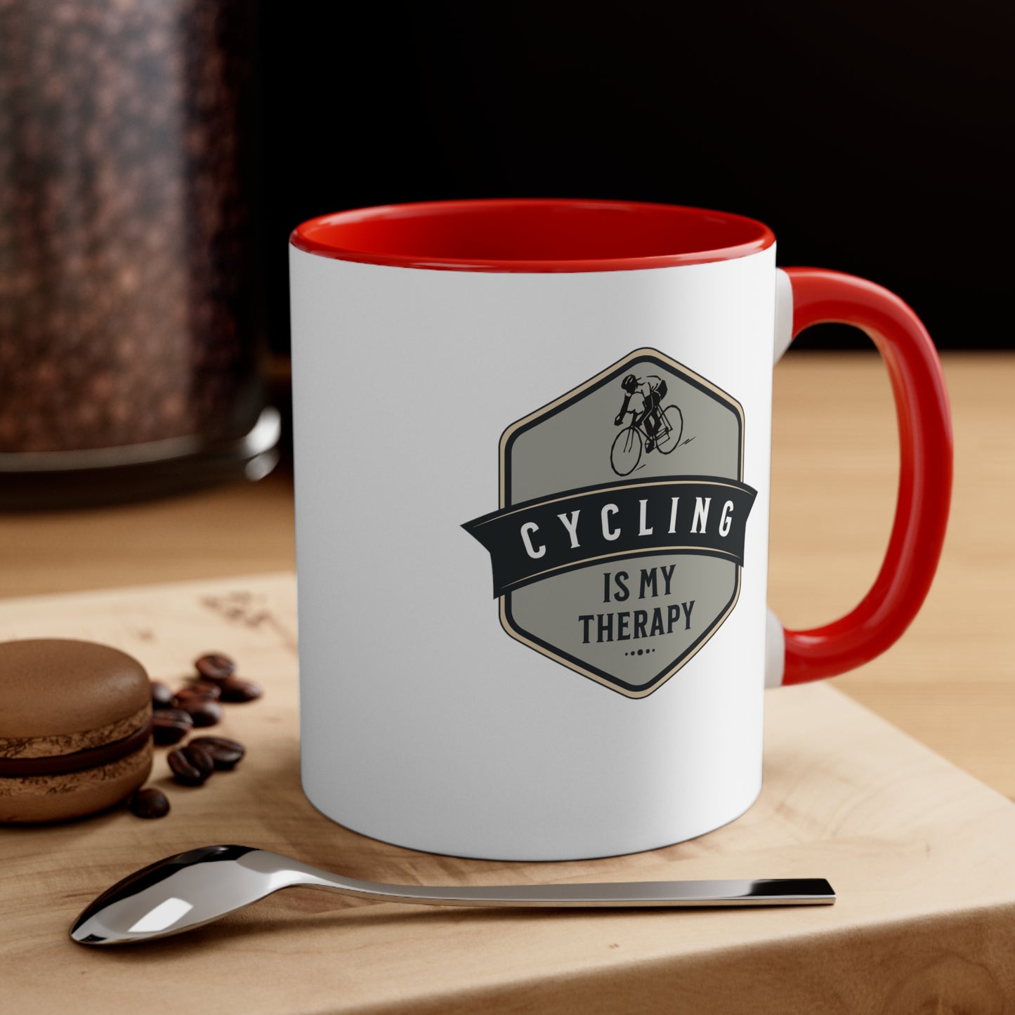 El ciclismo es mi taza de bicicleta de terapia