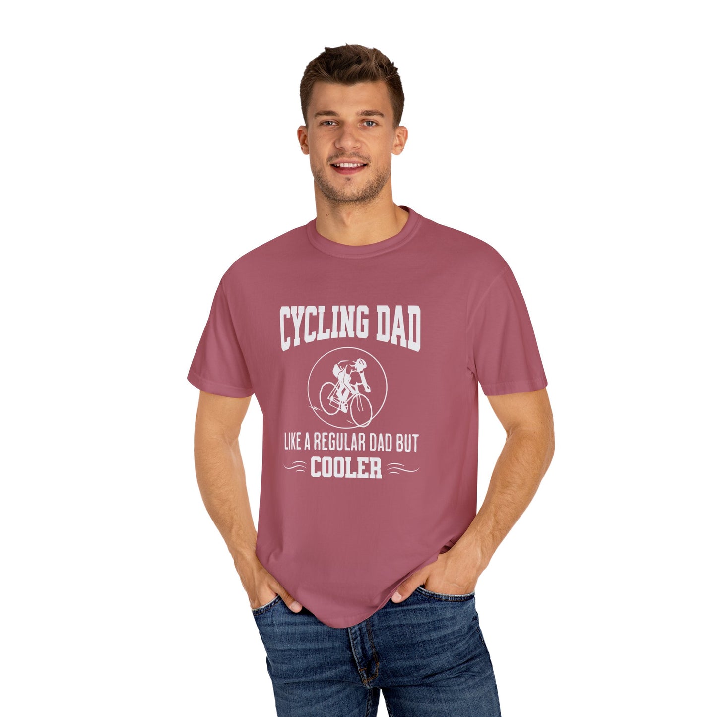 Cycling Dad Like a Regular Dad but Cooler Bike T-Shirt for Men