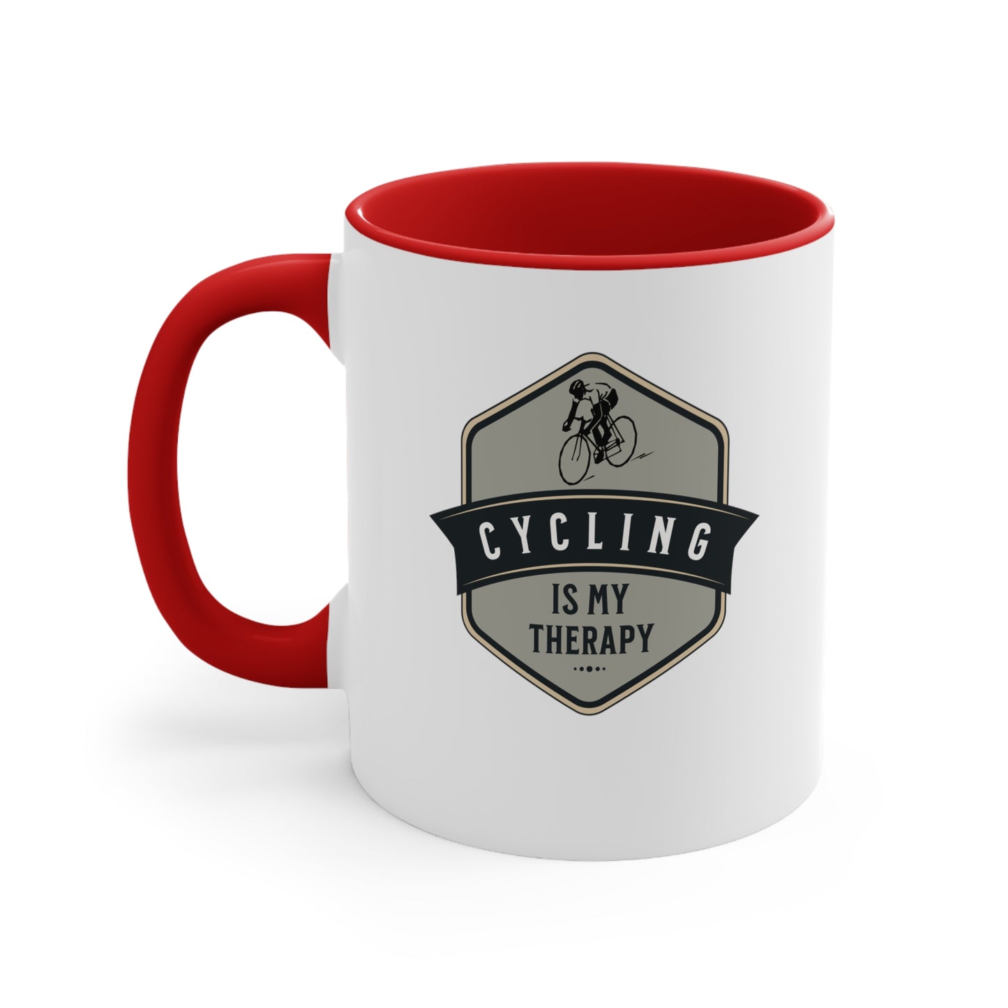 El ciclismo es mi taza de bicicleta de terapia