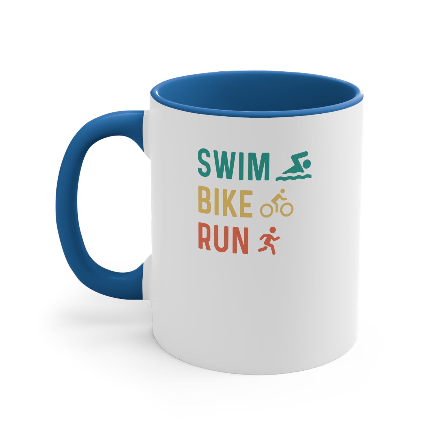 Taza Swim Bike Run Triatlón