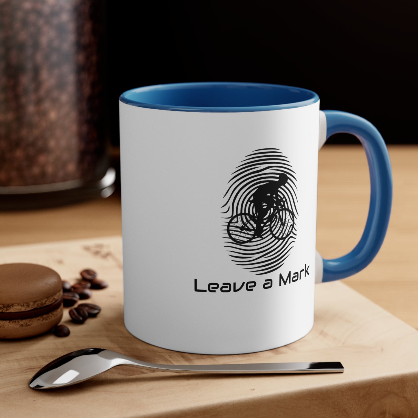 Deja una taza de bicicleta Mark