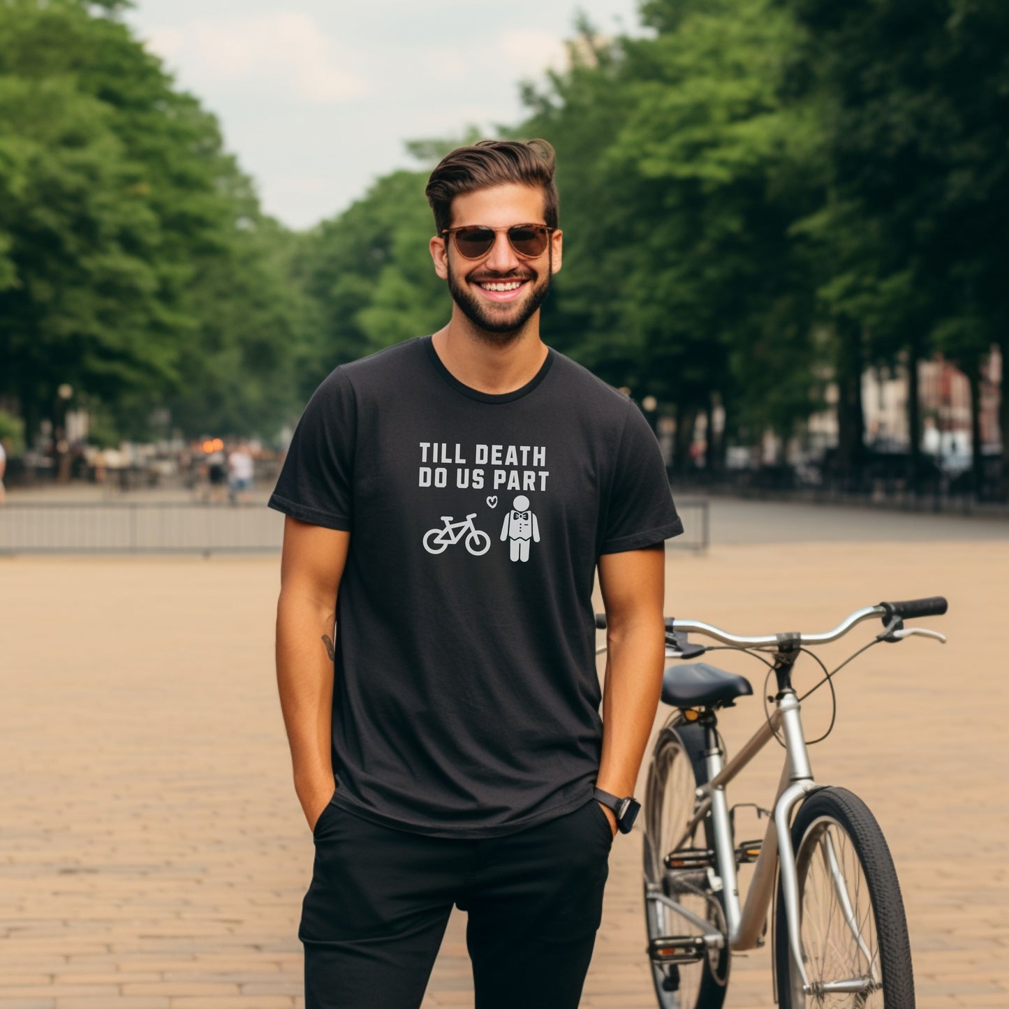 Till death do us part Bicycle T-Shirt