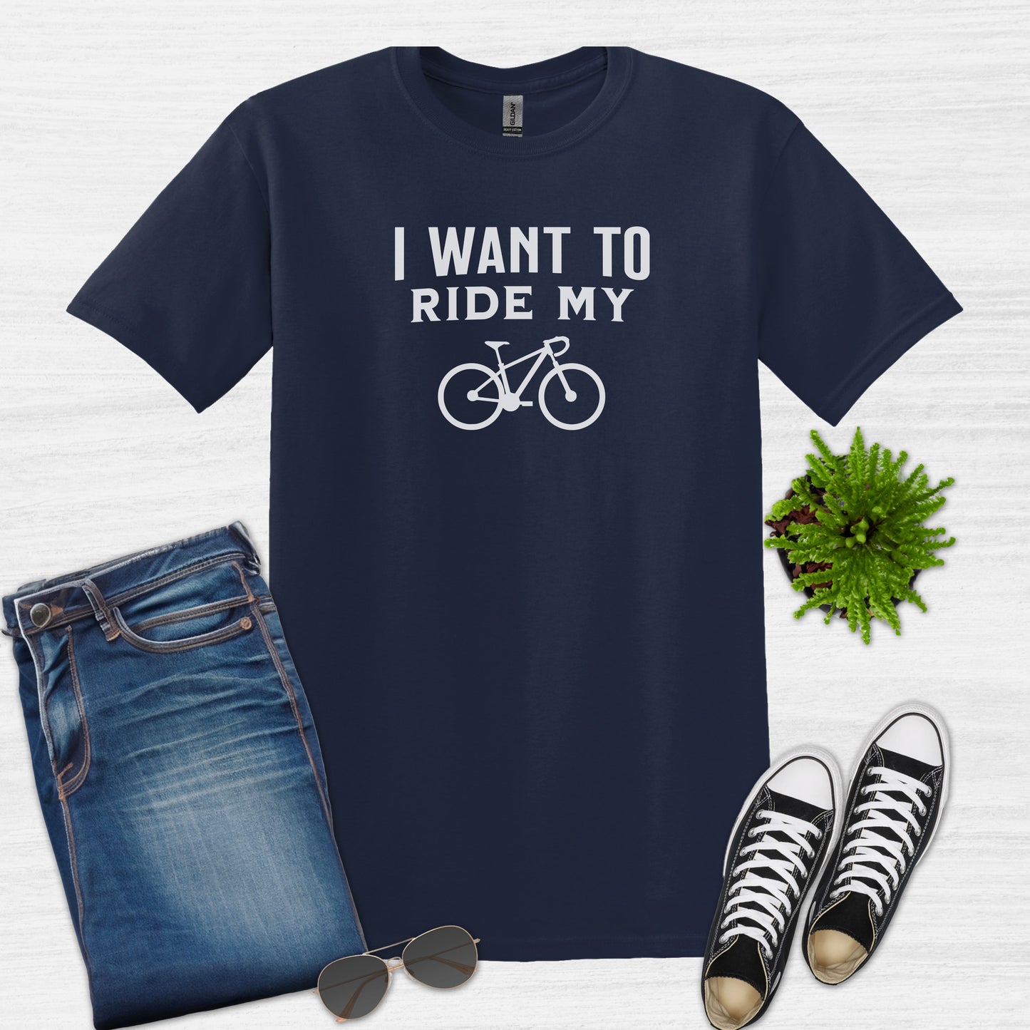 Camiseta Quiero andar en bicicleta