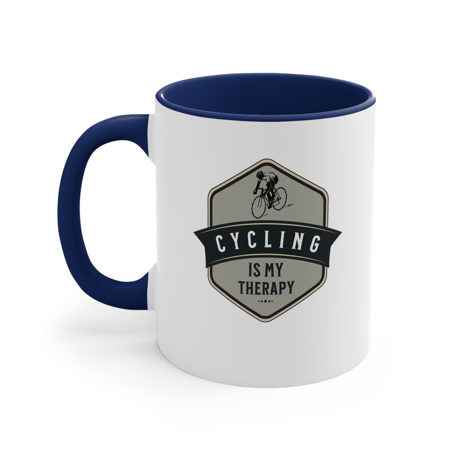 El ciclismo es mi taza de bicicleta de terapia