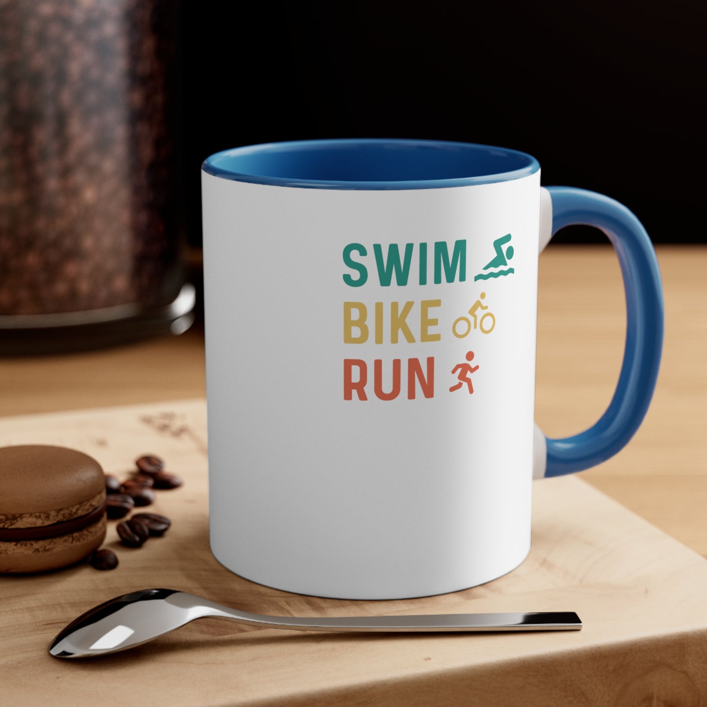 Taza Swim Bike Run Triatlón