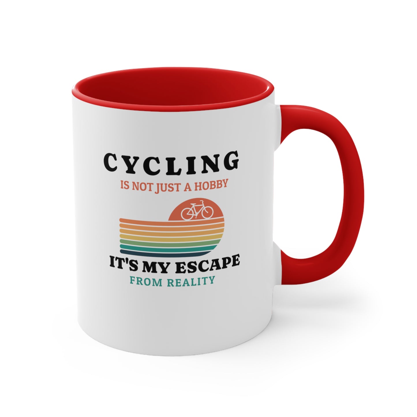 El ciclismo no es solo un hobby, es mi escape de la realidad Taza