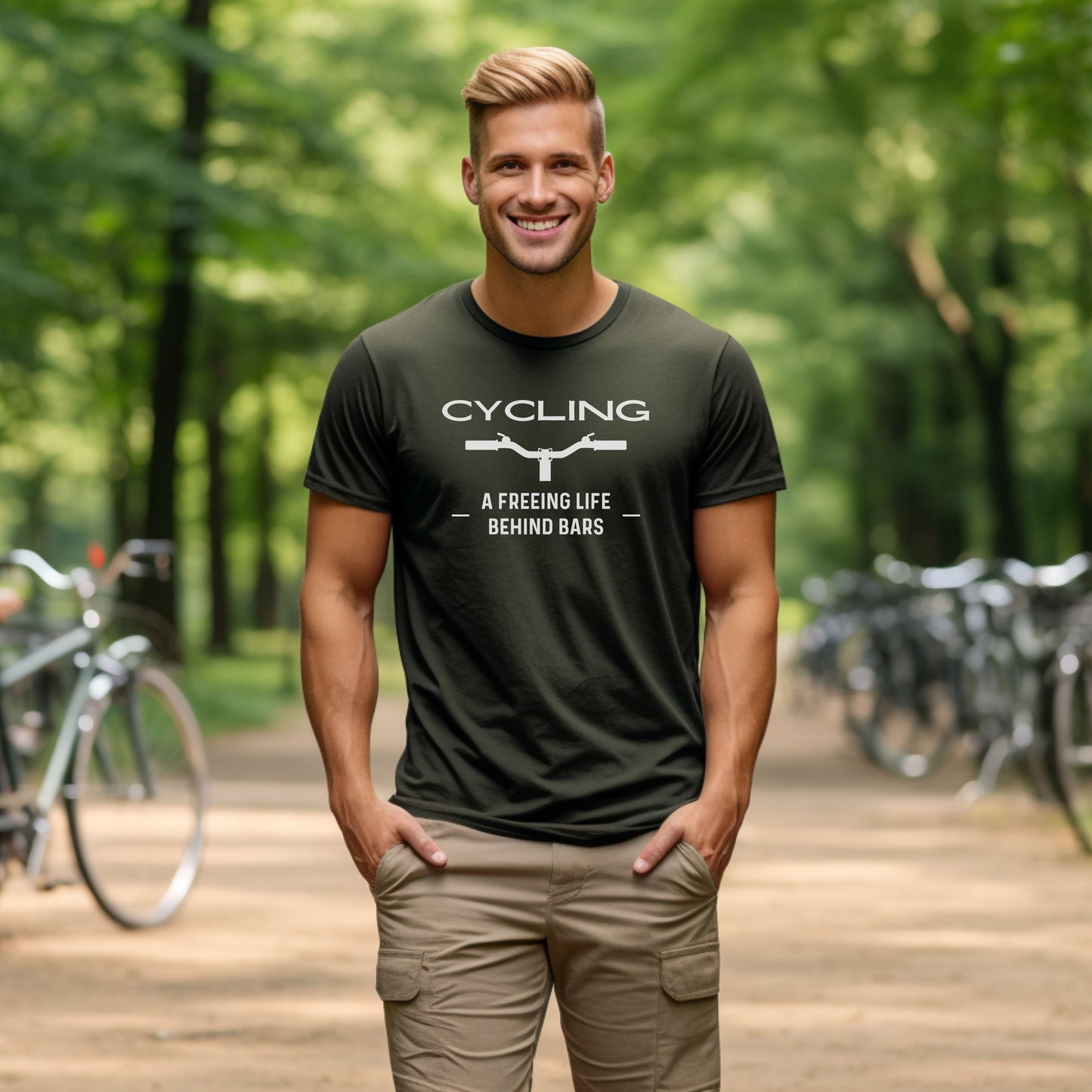Cycling a freeing life behind bars T-Shirt