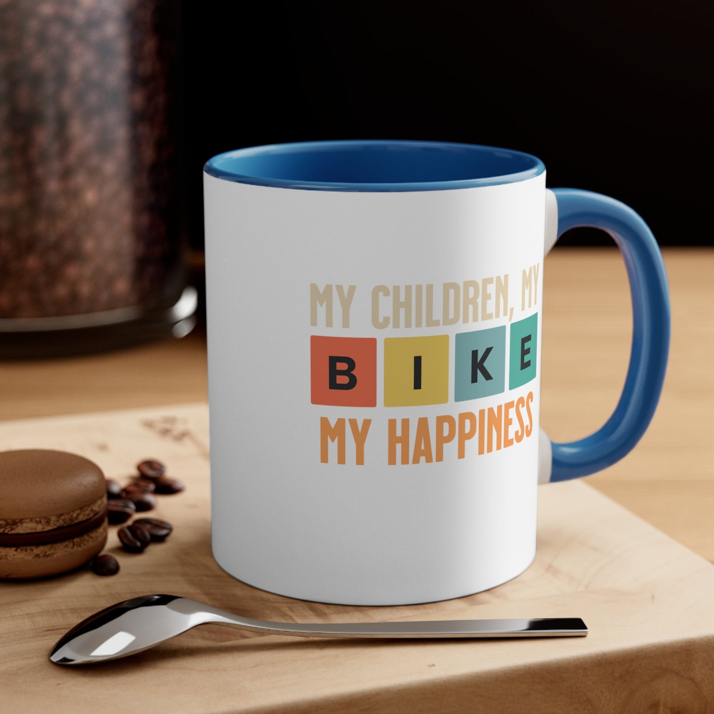 Mis Hijos, Mi Bicicleta, Mi Felicidad - Taza Bicicleta