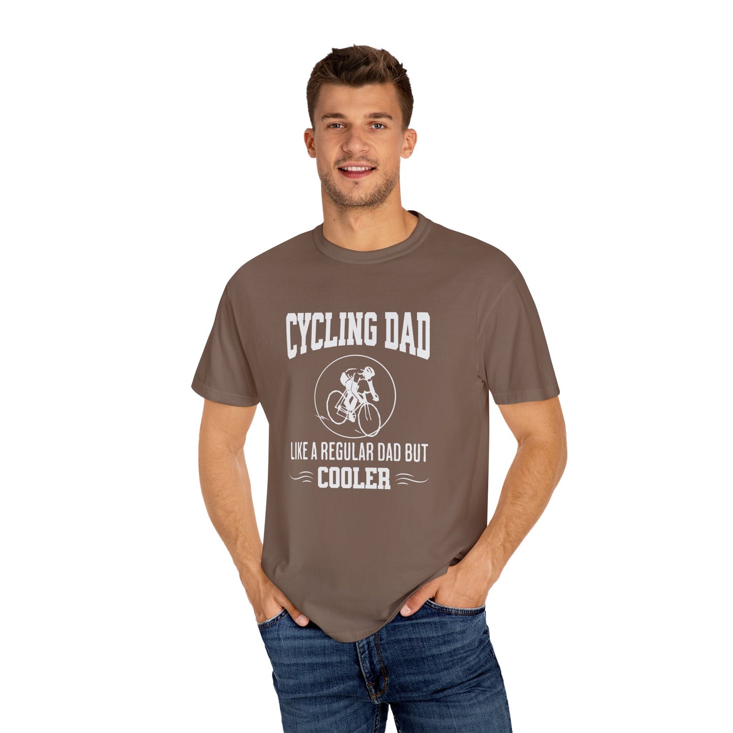 Cycling Dad Like a Regular Dad but Cooler Bike T-Shirt for Men