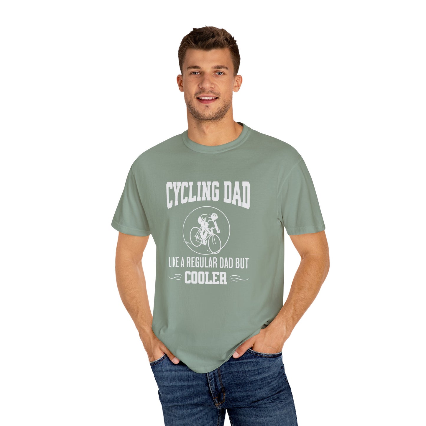 Cycling Dad Like a Regular Dad but Cooler Bike T-Shirt for Men