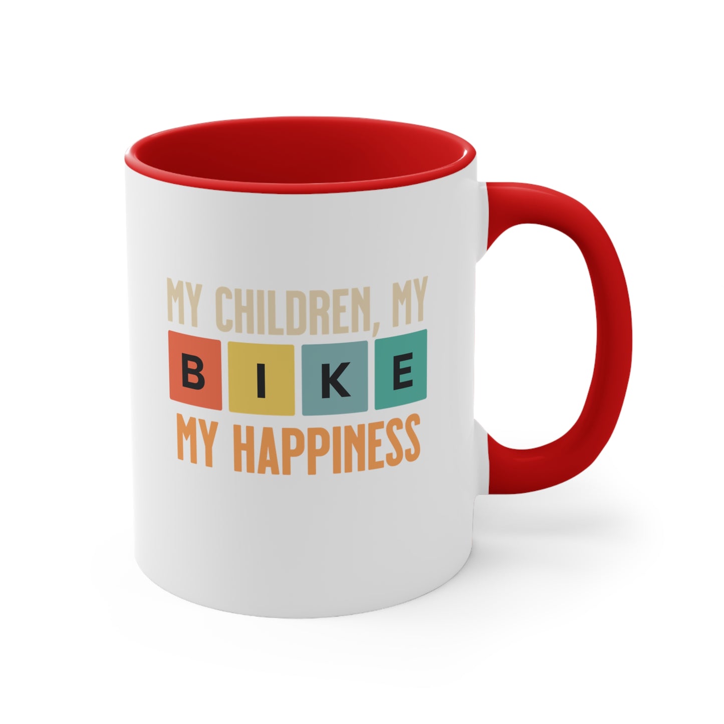 Mis Hijos, Mi Bicicleta, Mi Felicidad - Taza Bicicleta