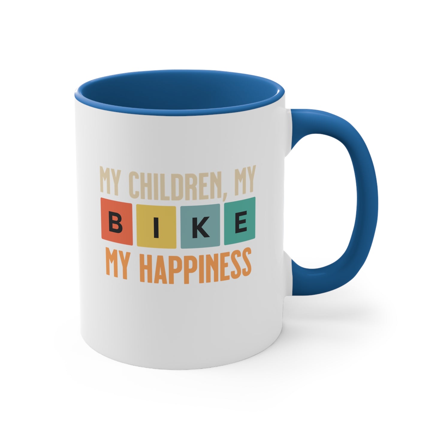 Mis Hijos, Mi Bicicleta, Mi Felicidad - Taza Bicicleta