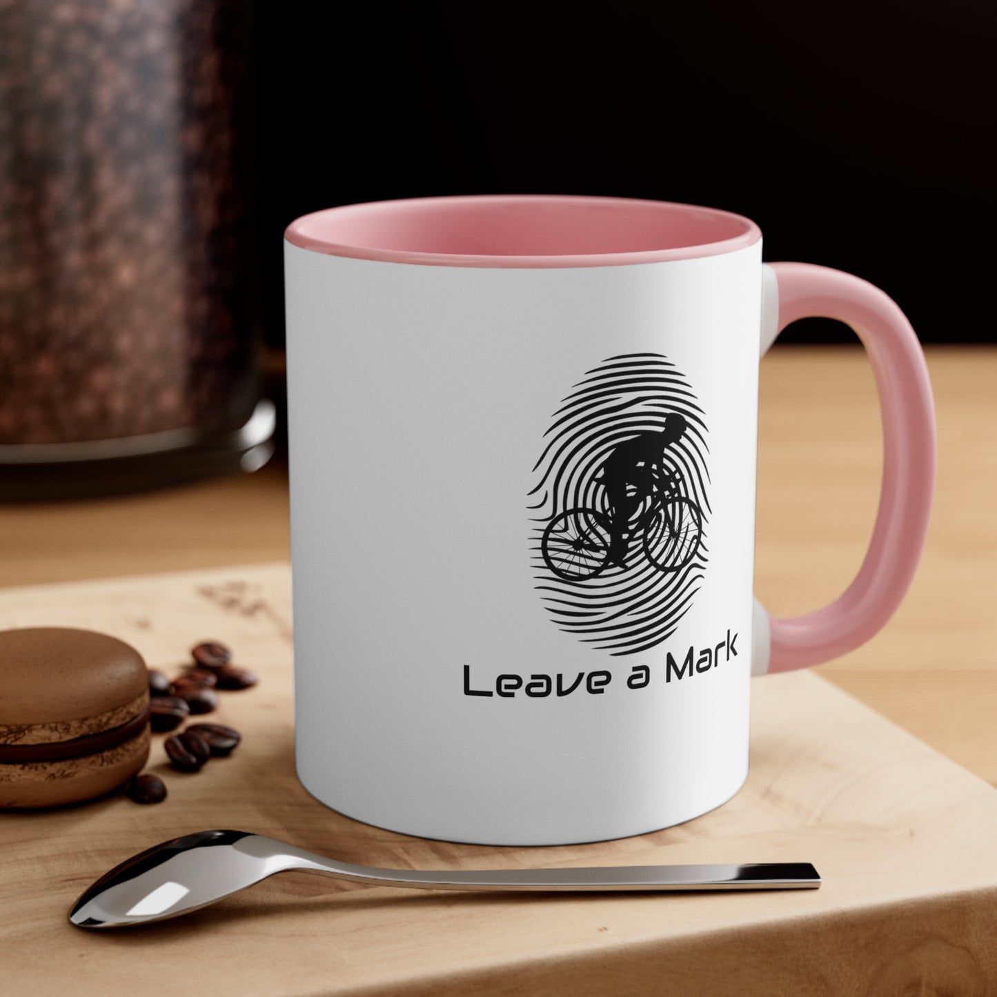 Deja una taza de bicicleta Mark