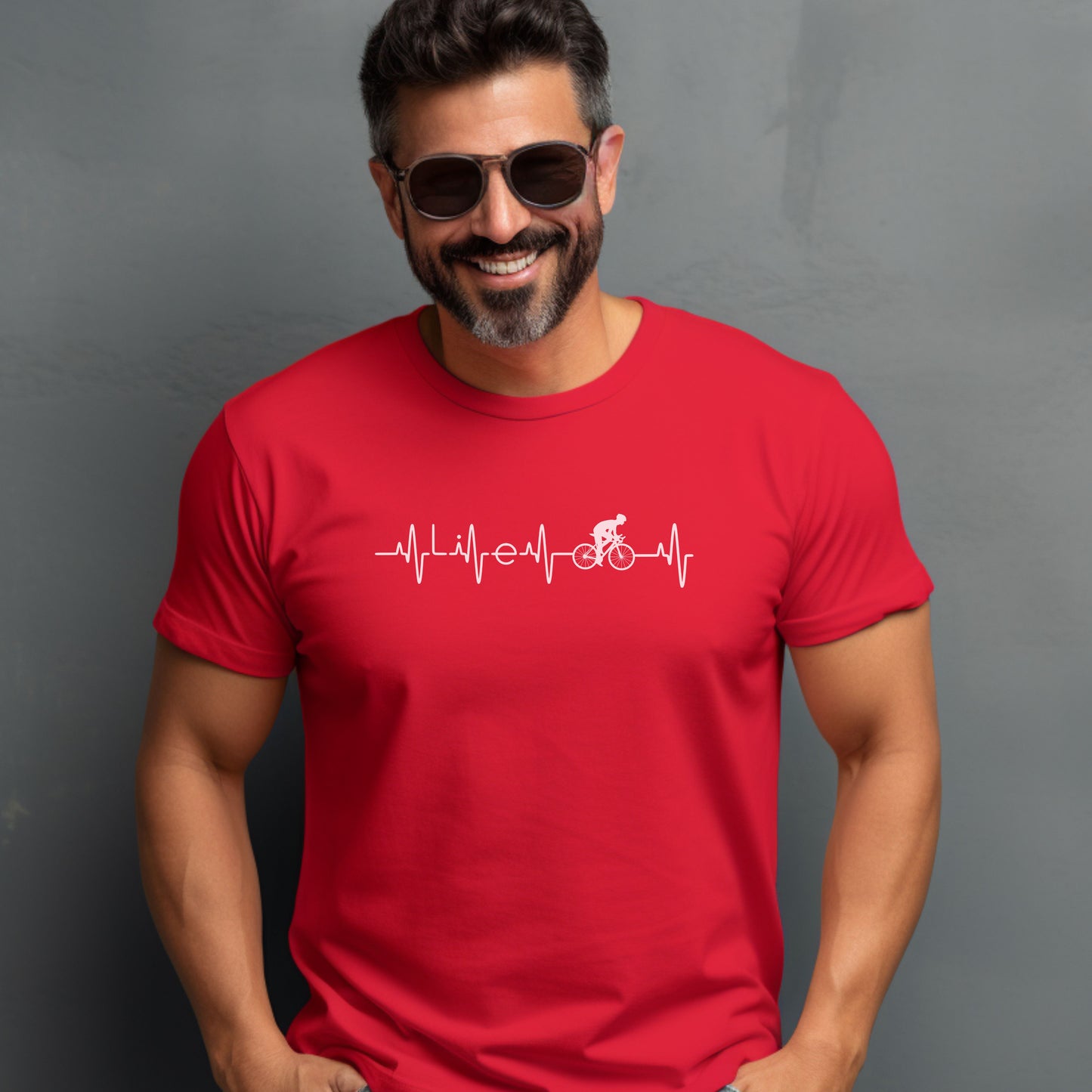 Heartbeat Life Bicycle T-Shirt