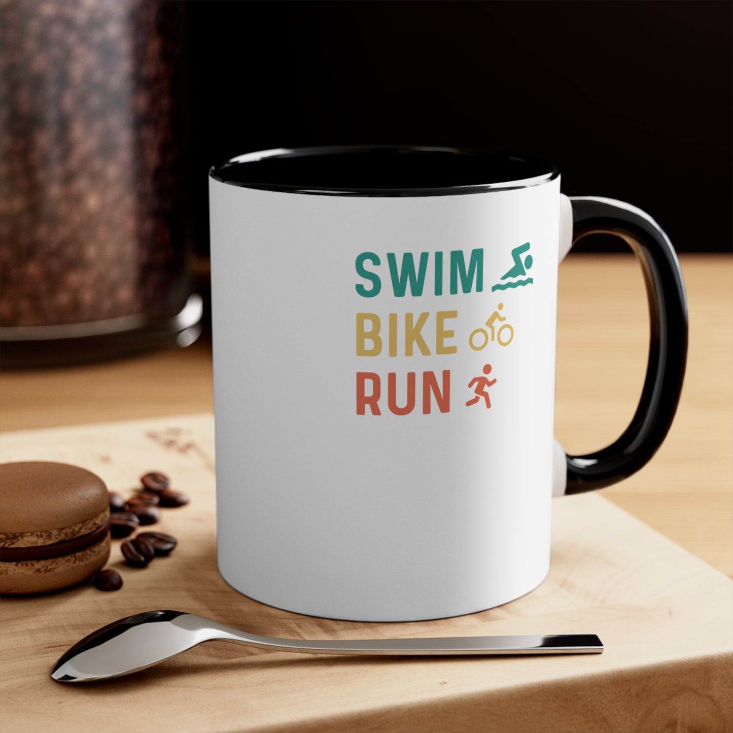 Taza Swim Bike Run Triatlón