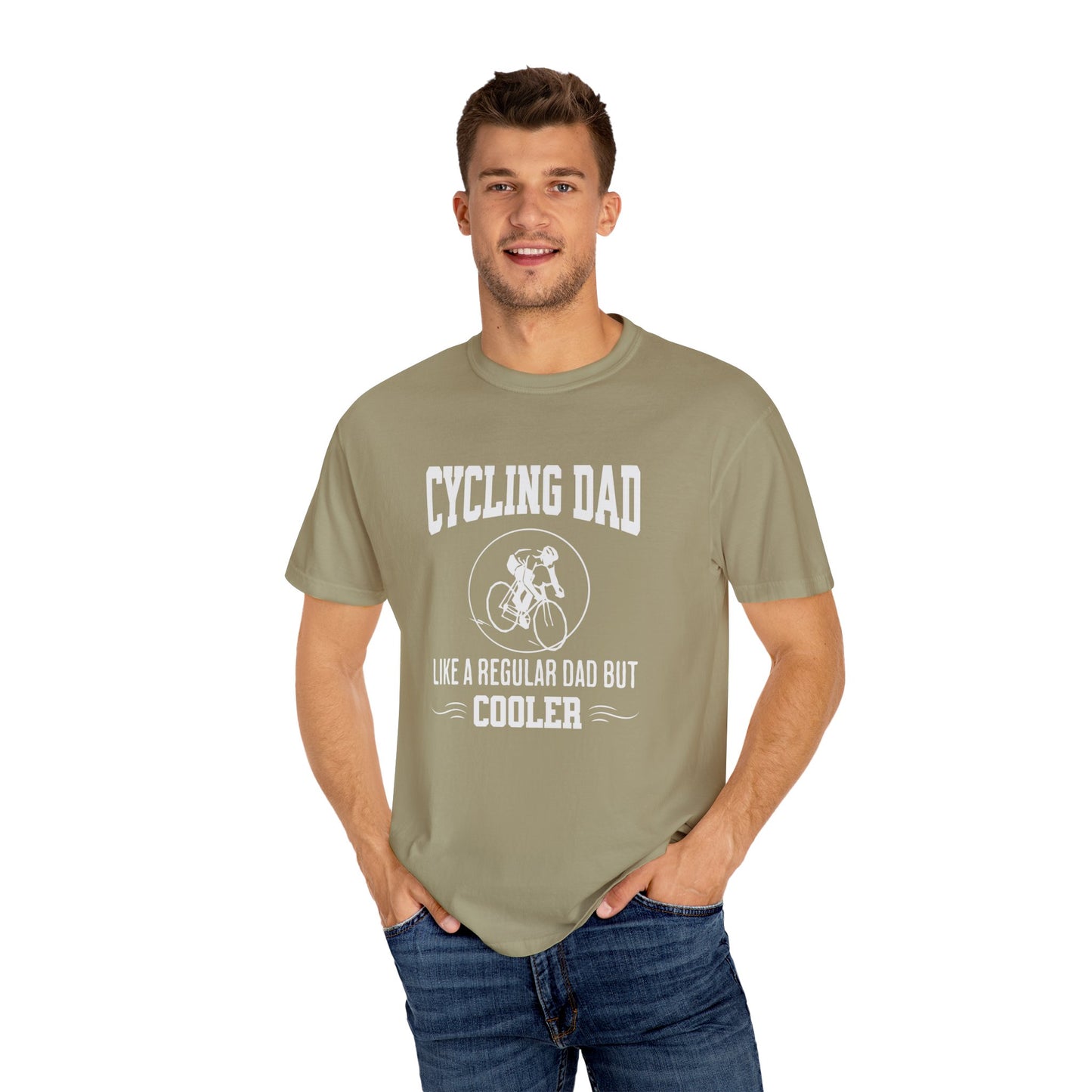Cycling Dad Like a Regular Dad but Cooler Bike T-Shirt for Men