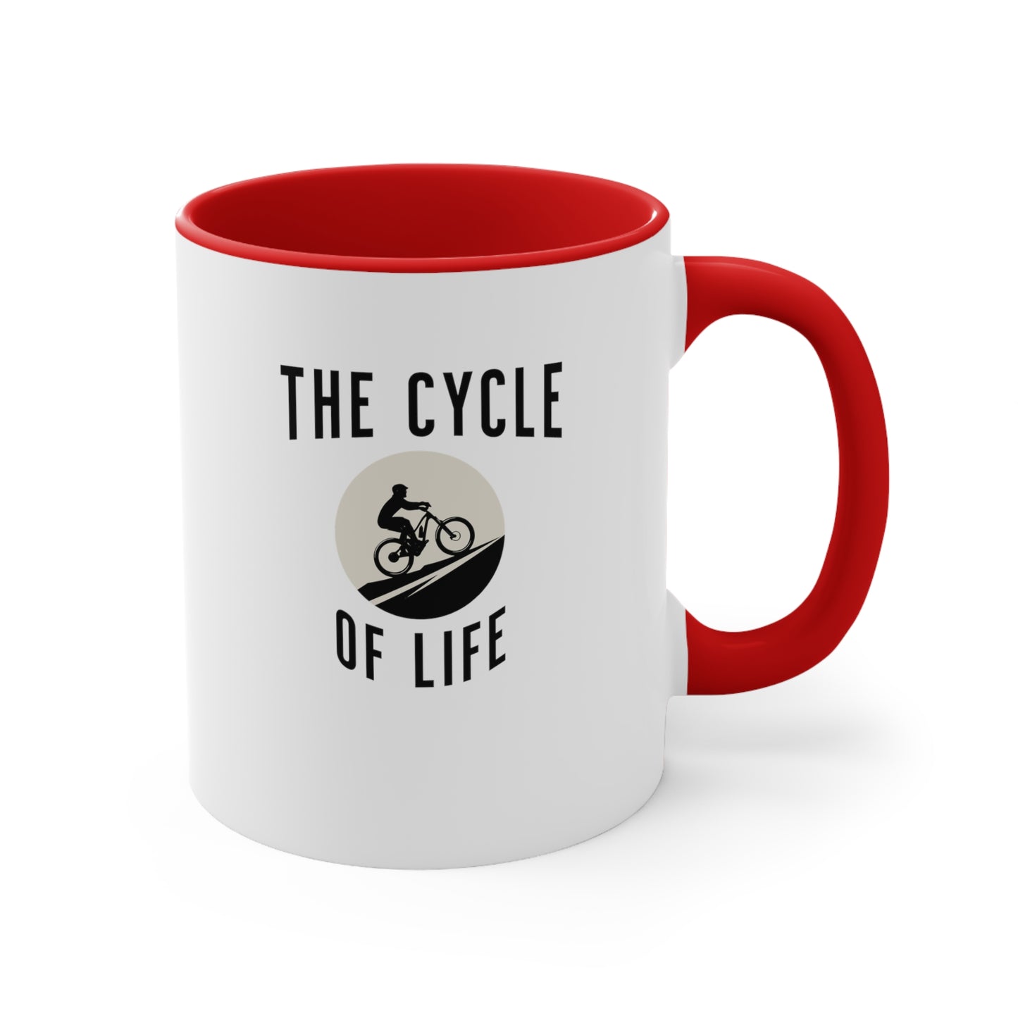 Taza El Ciclo de Vive Bicicleta