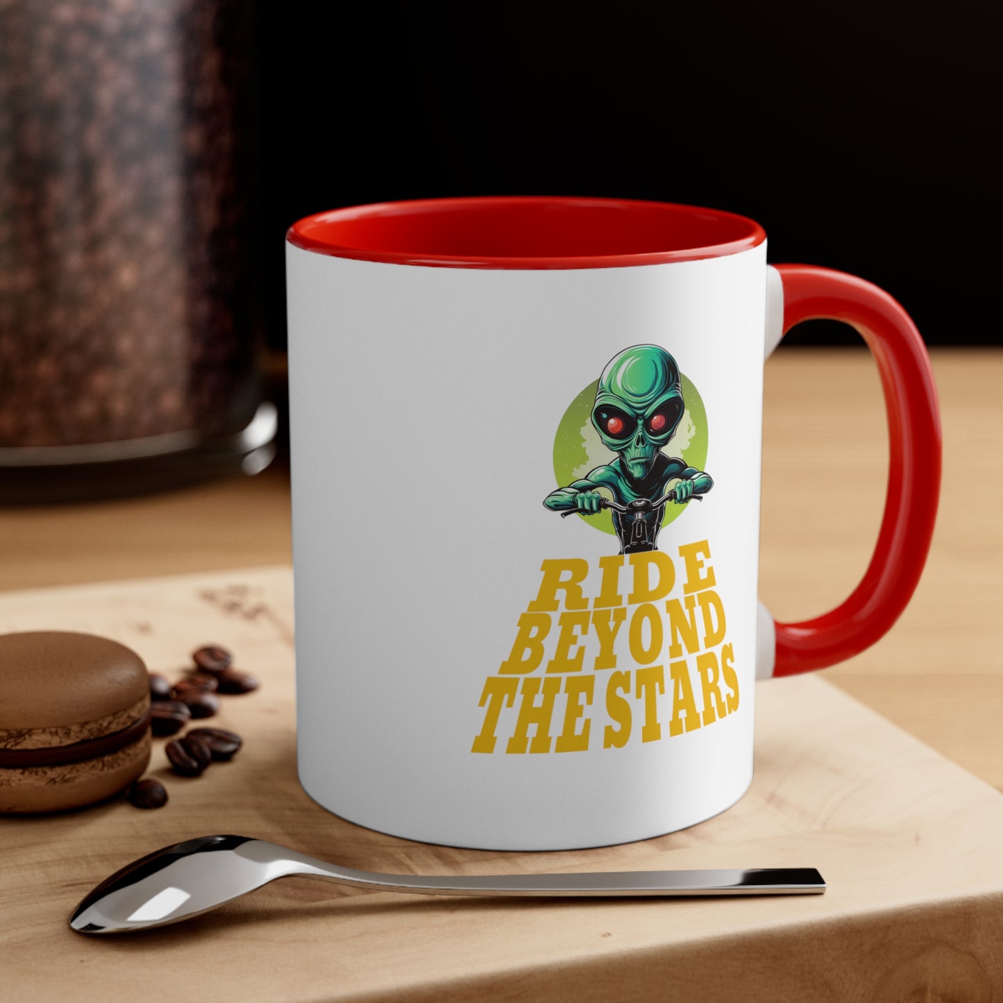 Alien Ride Beyond the Stars - Bicycle mug