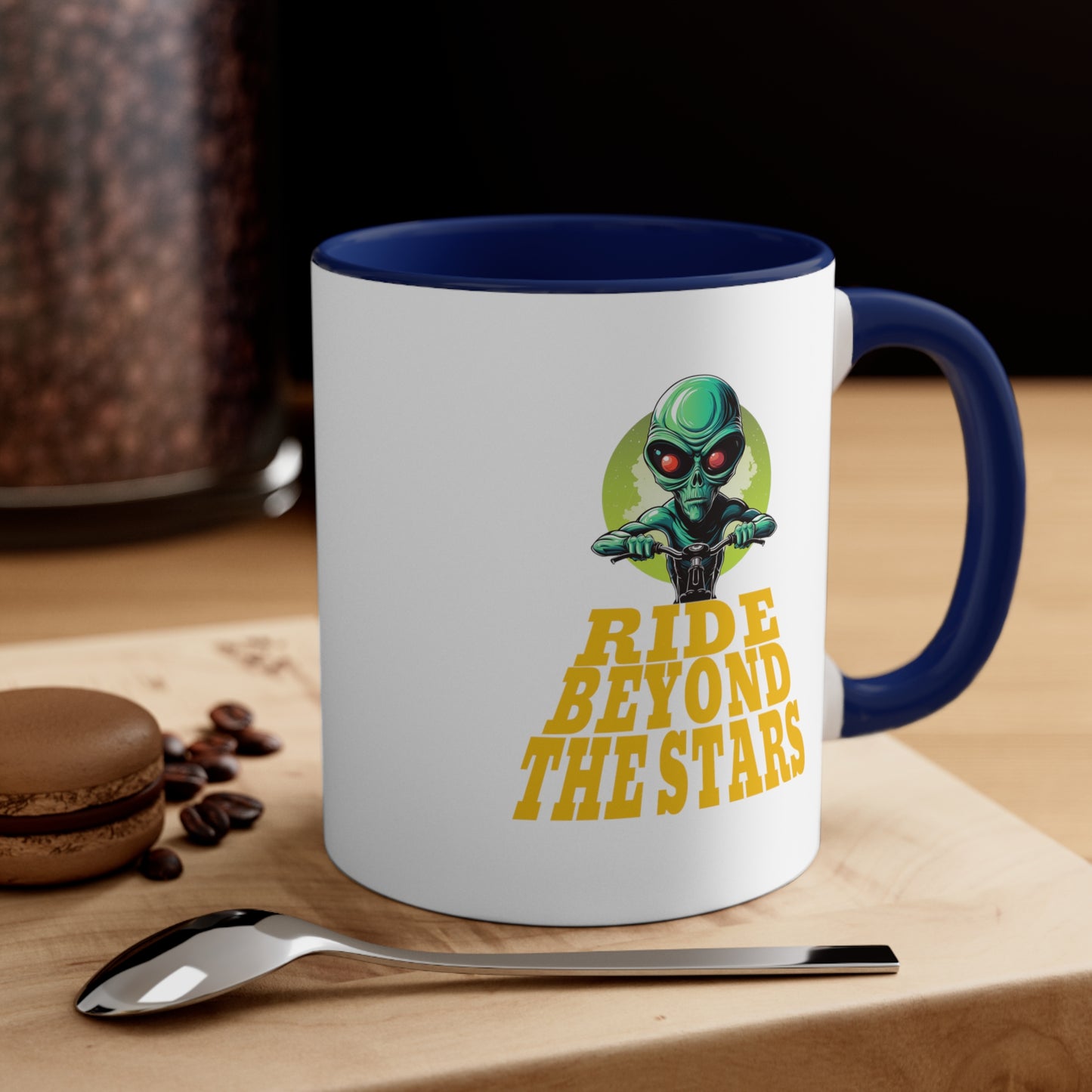 Alien Ride Beyond the Stars - Bicycle mug