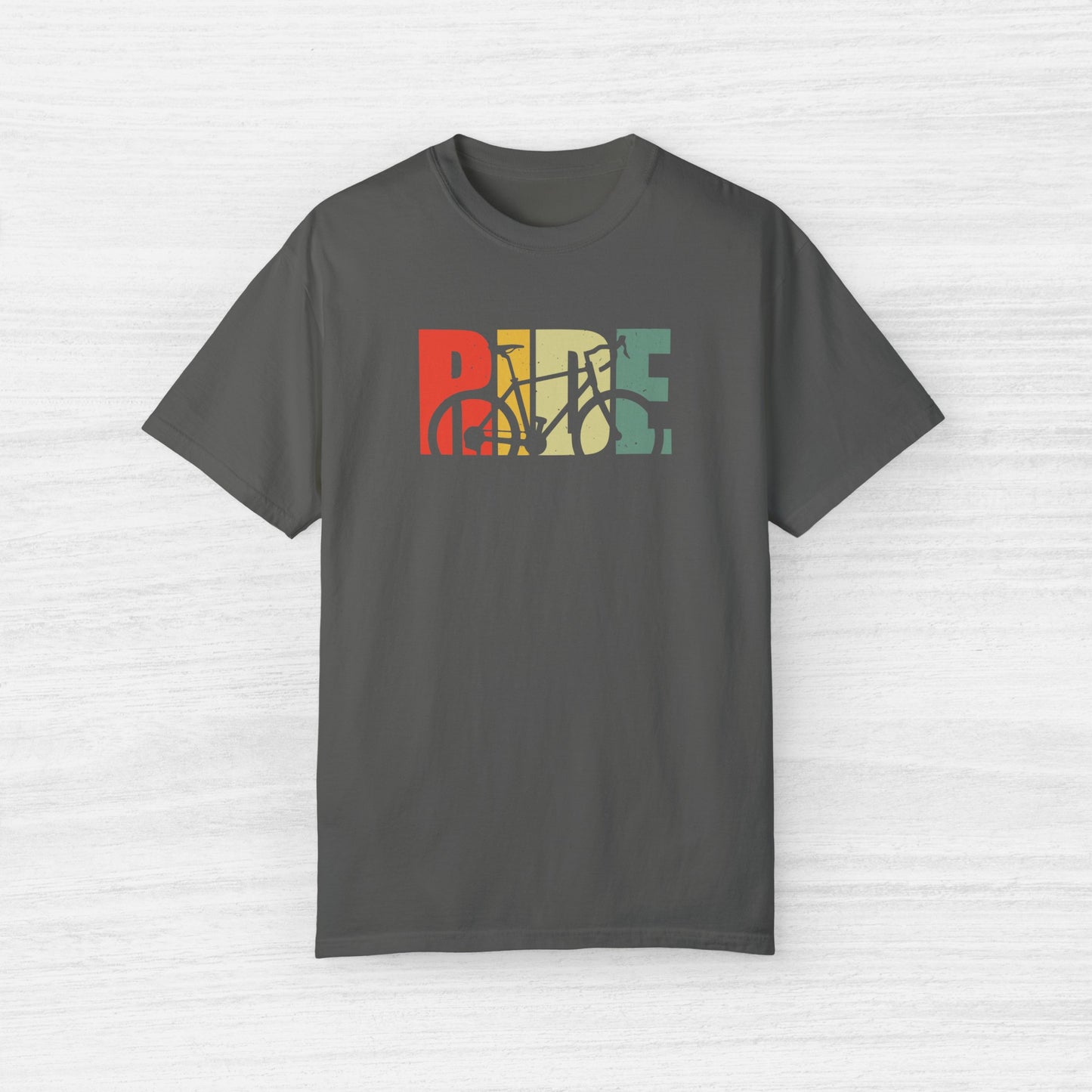 Colorful Ride and Bike Design T-Shirt for Men